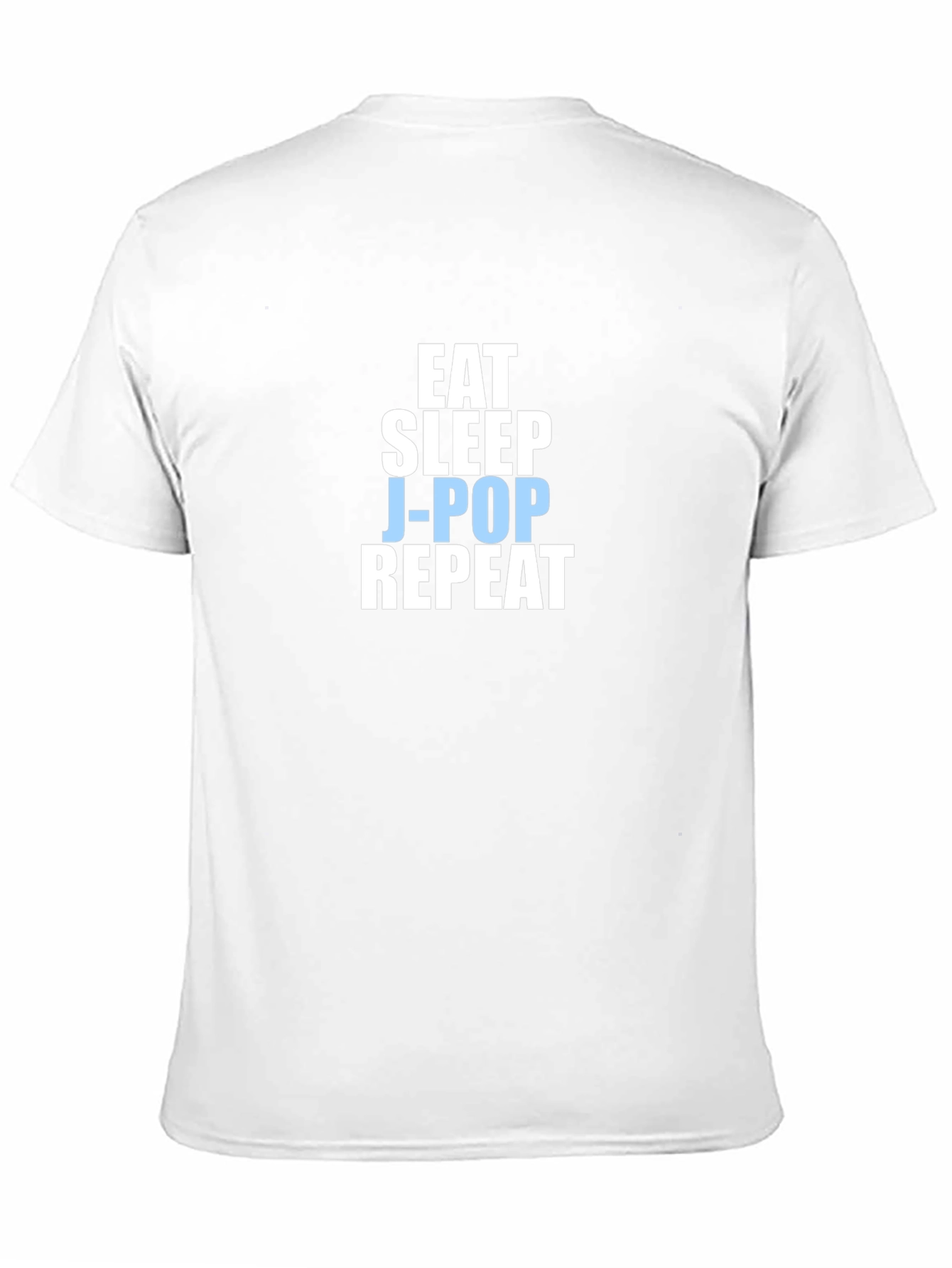 Eat Sleep J-Pop Repeat Black T-Shirt