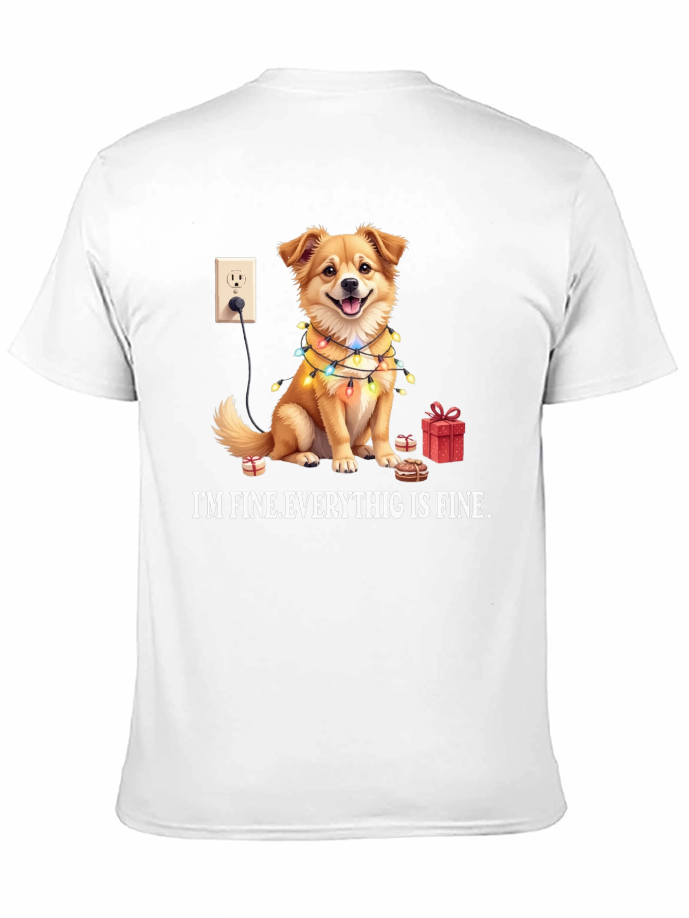 Im Fine Everything is Fine Dog T-Shirt