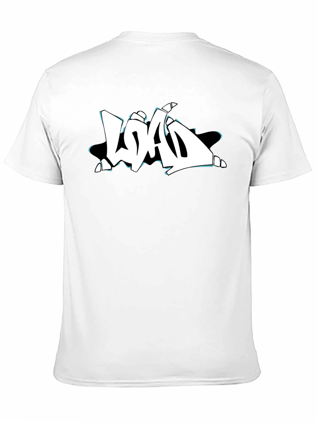 Streetwear Graffiti T-Shirt - Black Cotton Tee
