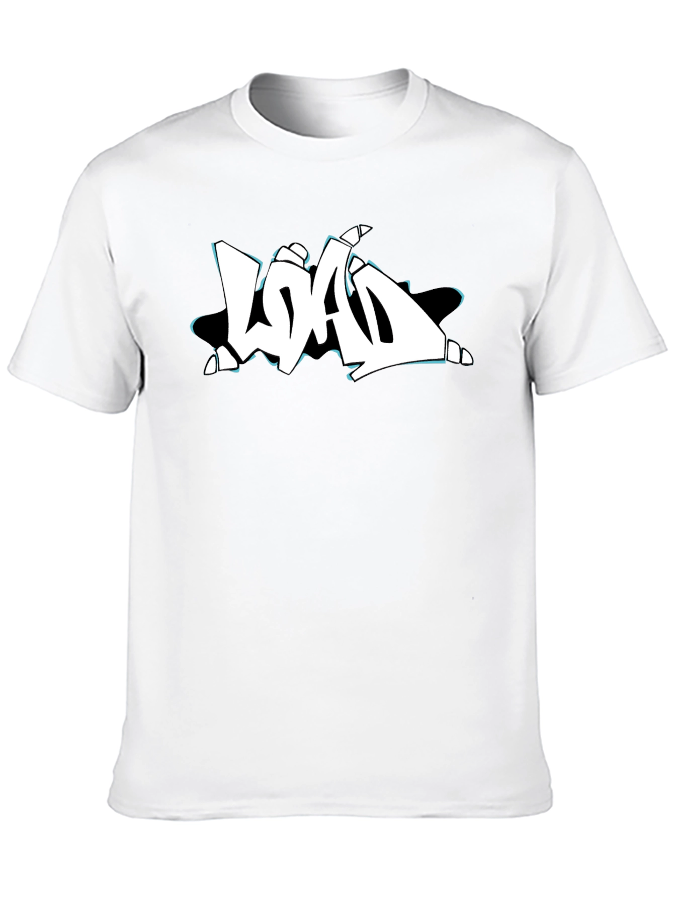 Streetwear Graffiti T-Shirt - Black Cotton Tee