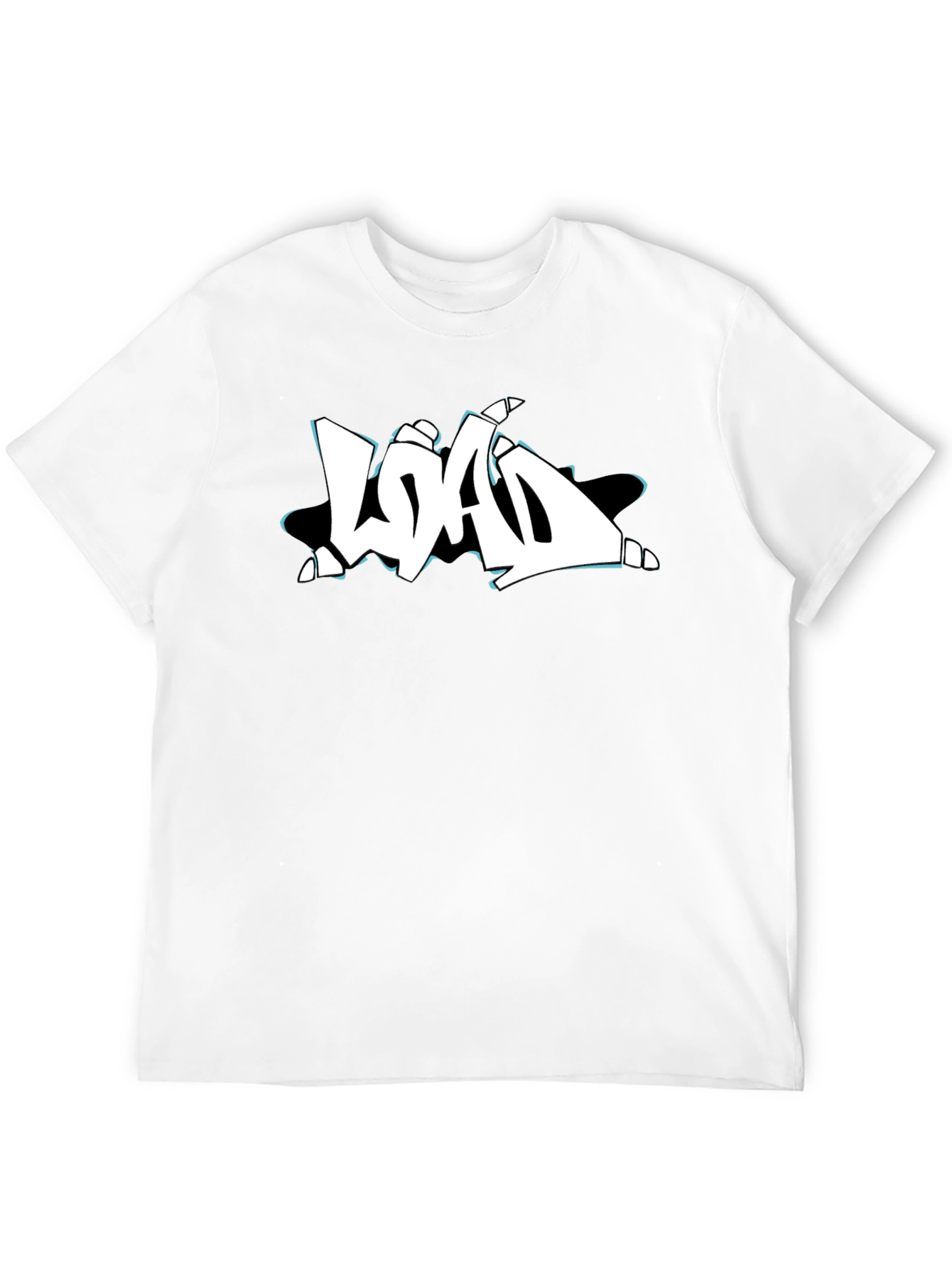 Streetwear Graffiti T-Shirt - Black Cotton Tee