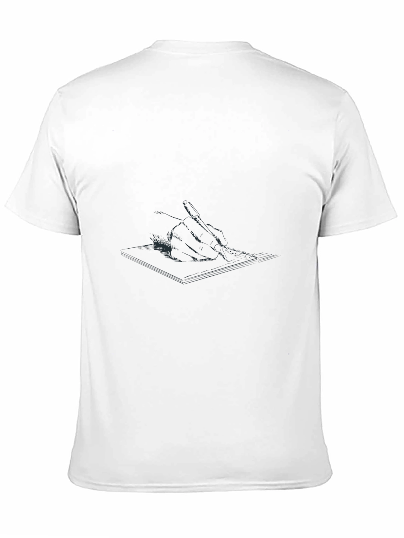 Mens Black Graphic Print Tee