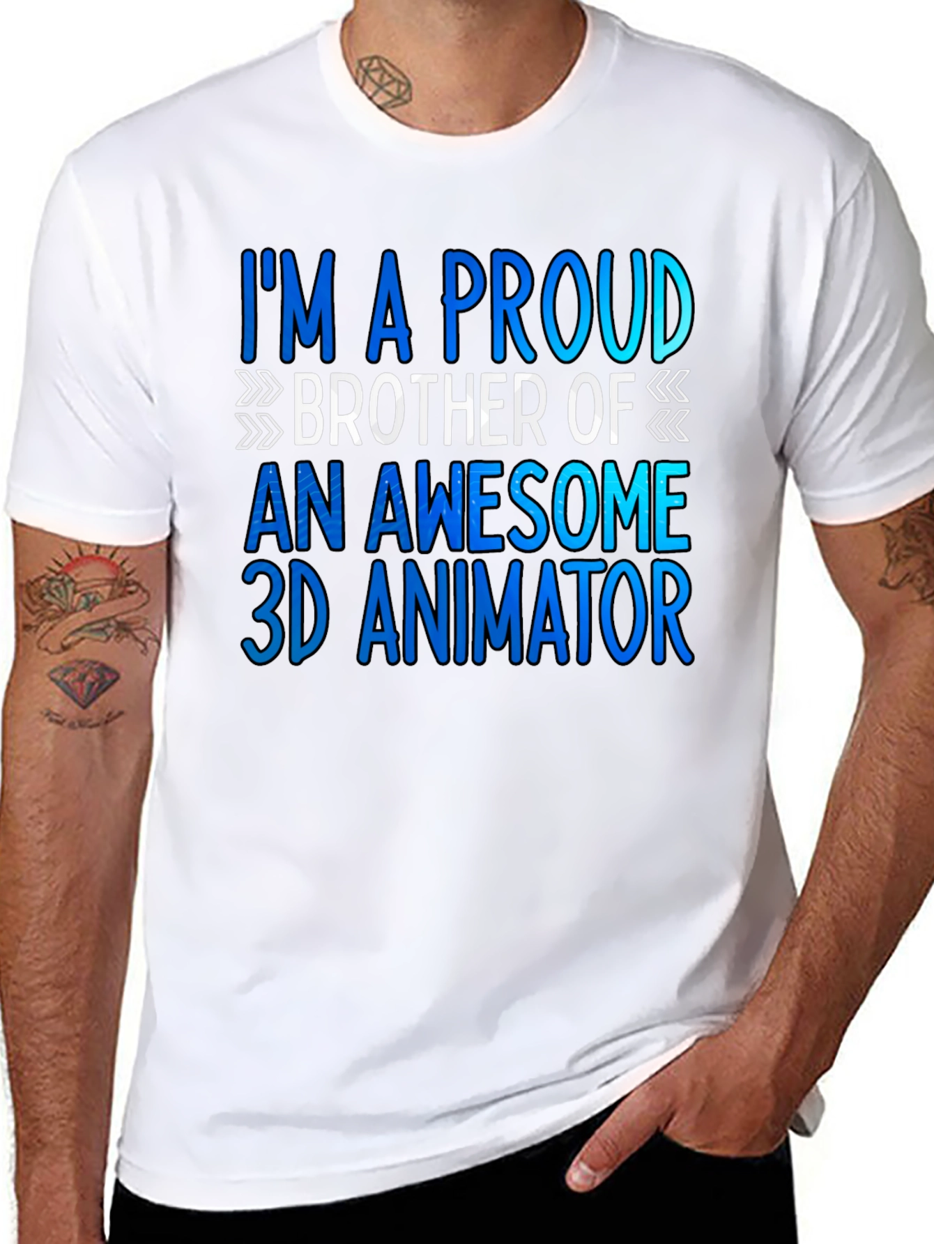 Proud Brother of a 3D Animator T-Shirt