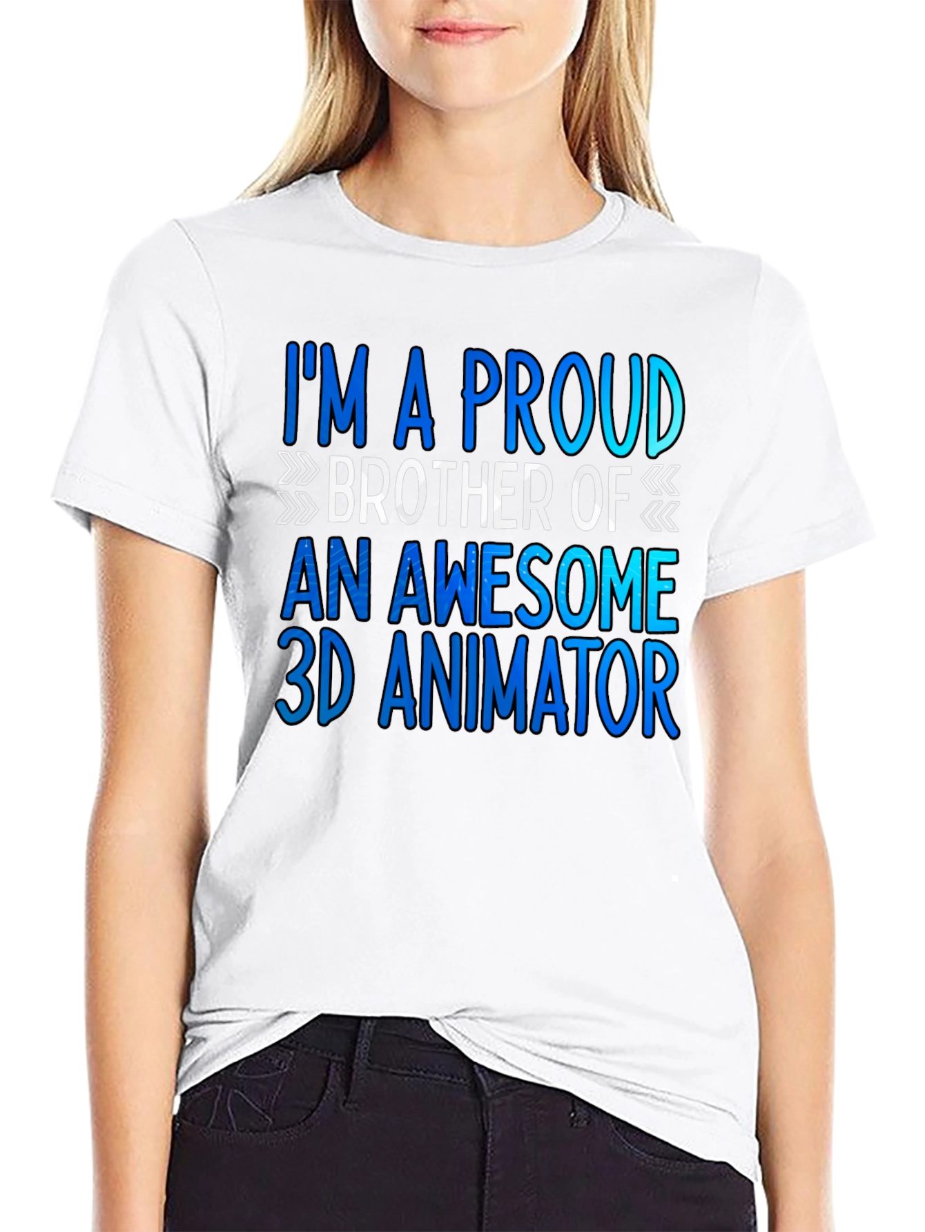 Proud Brother of a 3D Animator T-Shirt