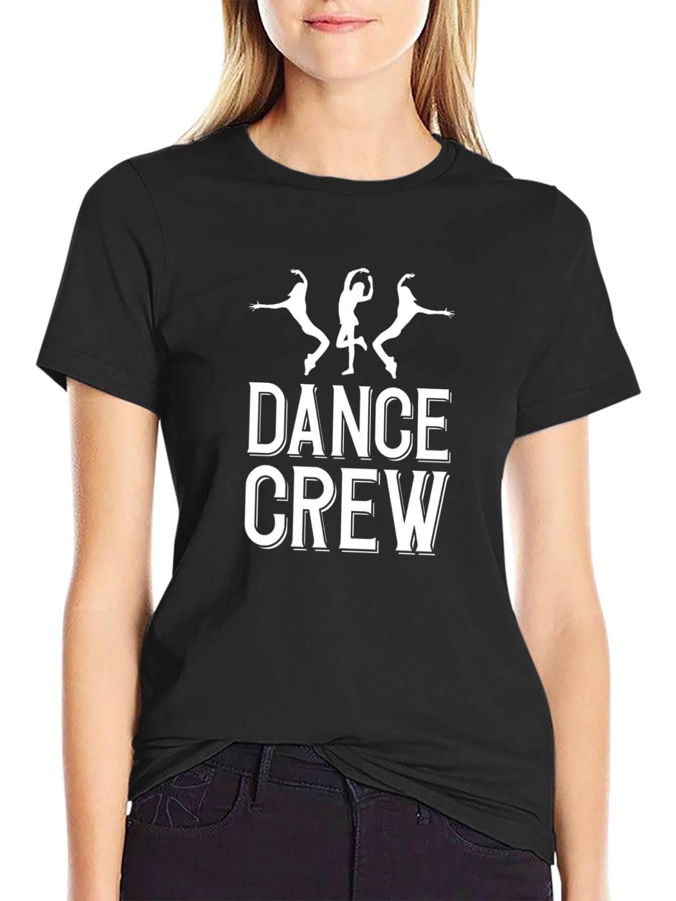 Dance Crew Graphic Tee - Black T-Shirt