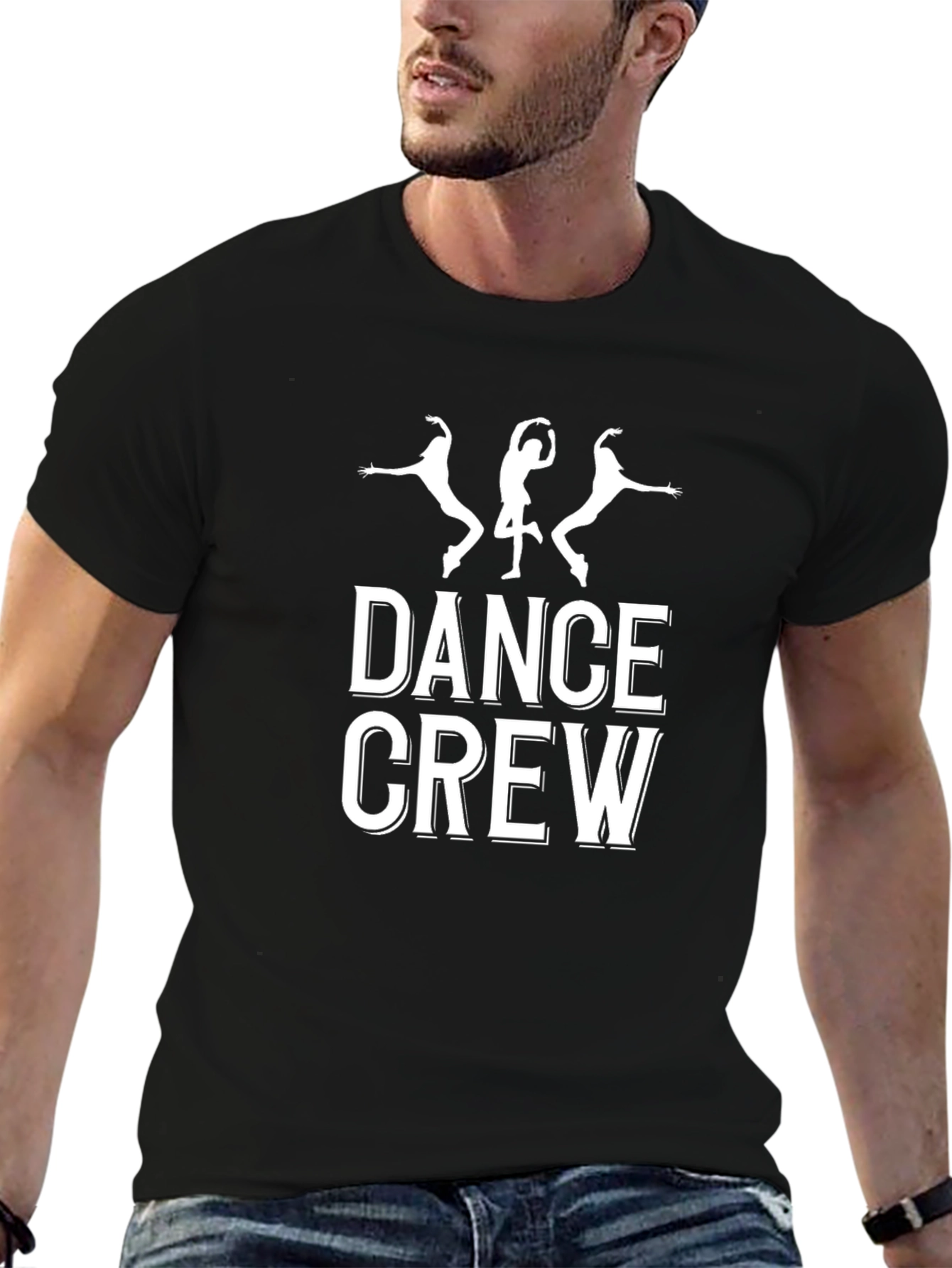 Dance Crew Graphic Tee - Black T-Shirt