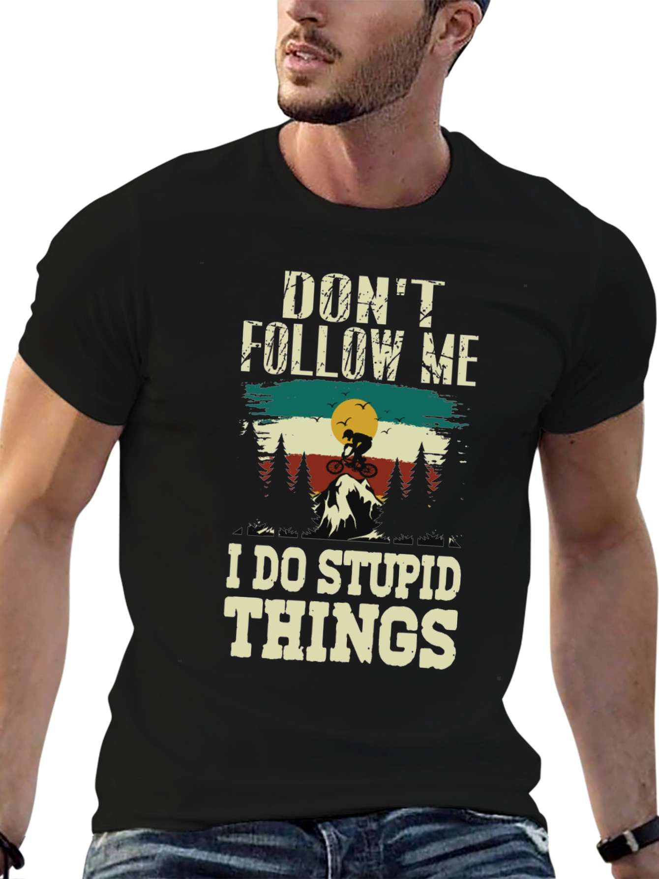 Dont Follow Me Mountain Biking T-Shirt
