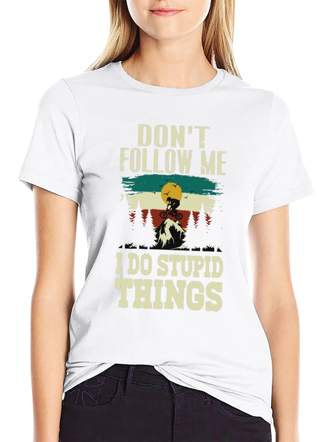 Dont Follow Me Mountain Biking T-Shirt