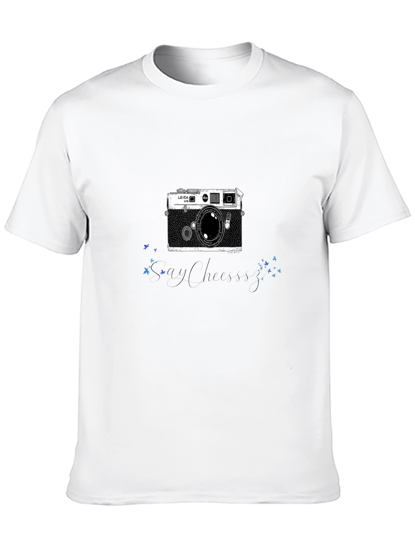 Retro Camera Graphic T-Shirt - Black