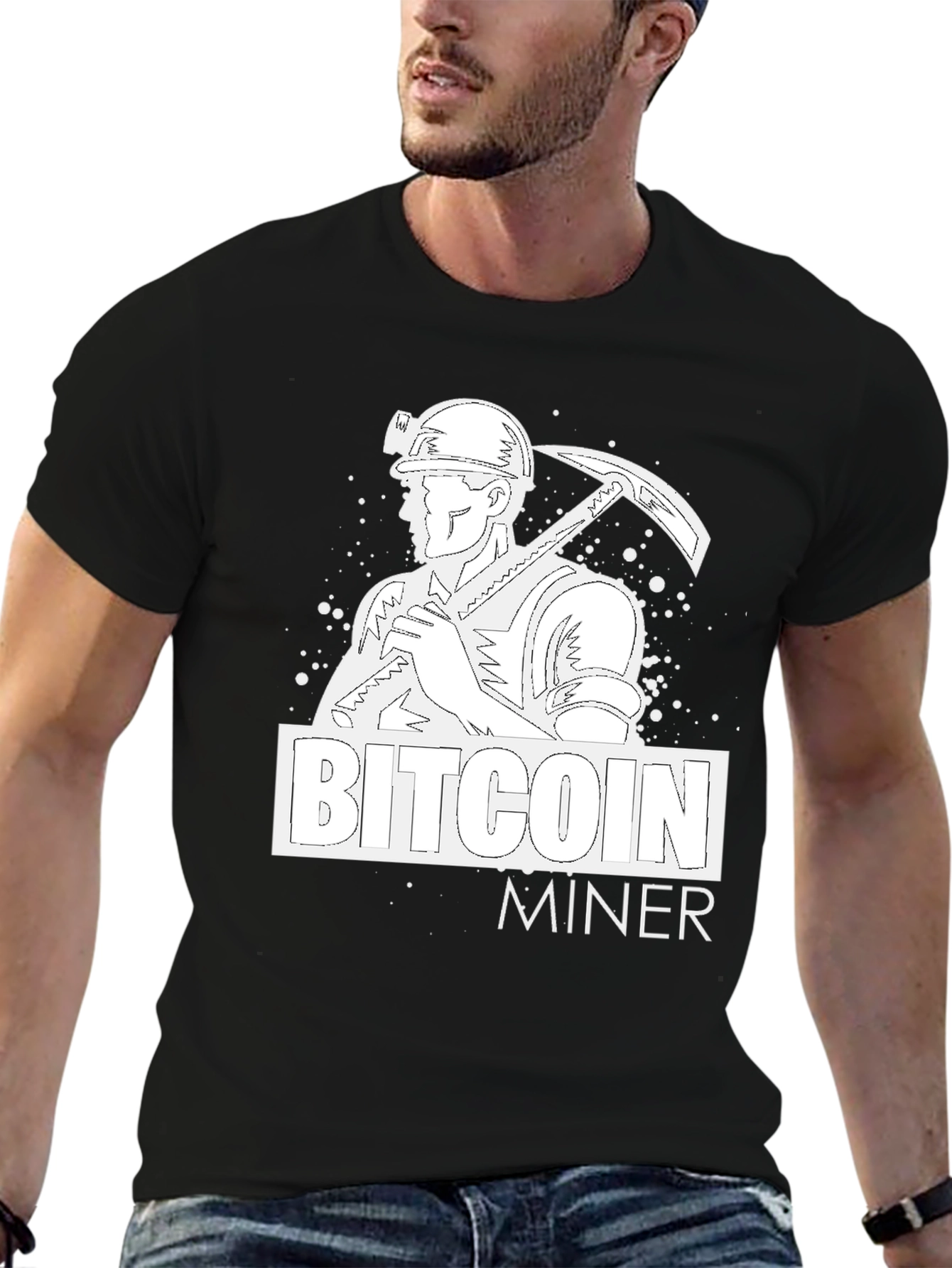 Bitcoin Miner Graphic T-Shirt - Crypto Currency Tee