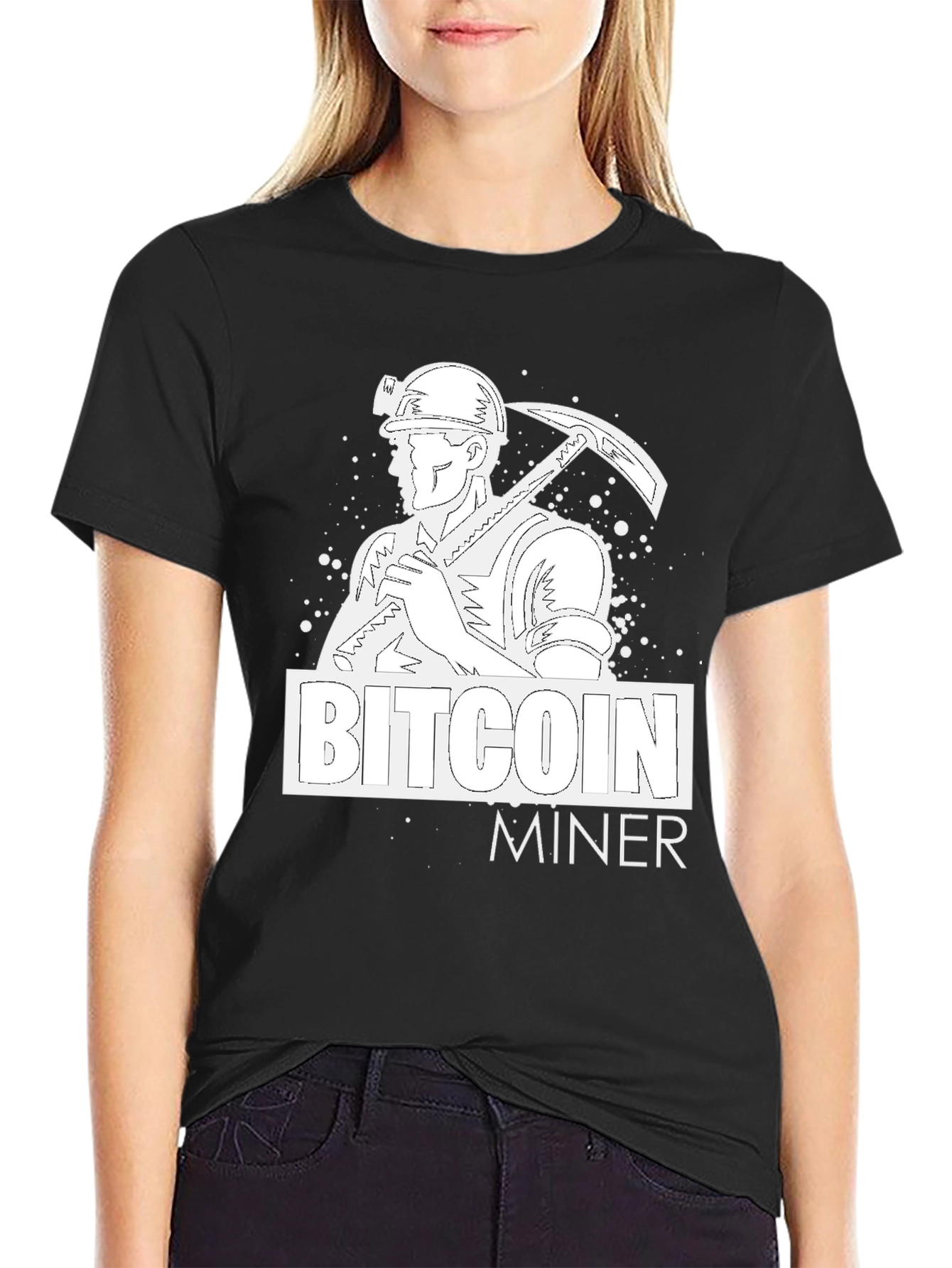 Bitcoin Miner Graphic T-Shirt - Crypto Currency Tee