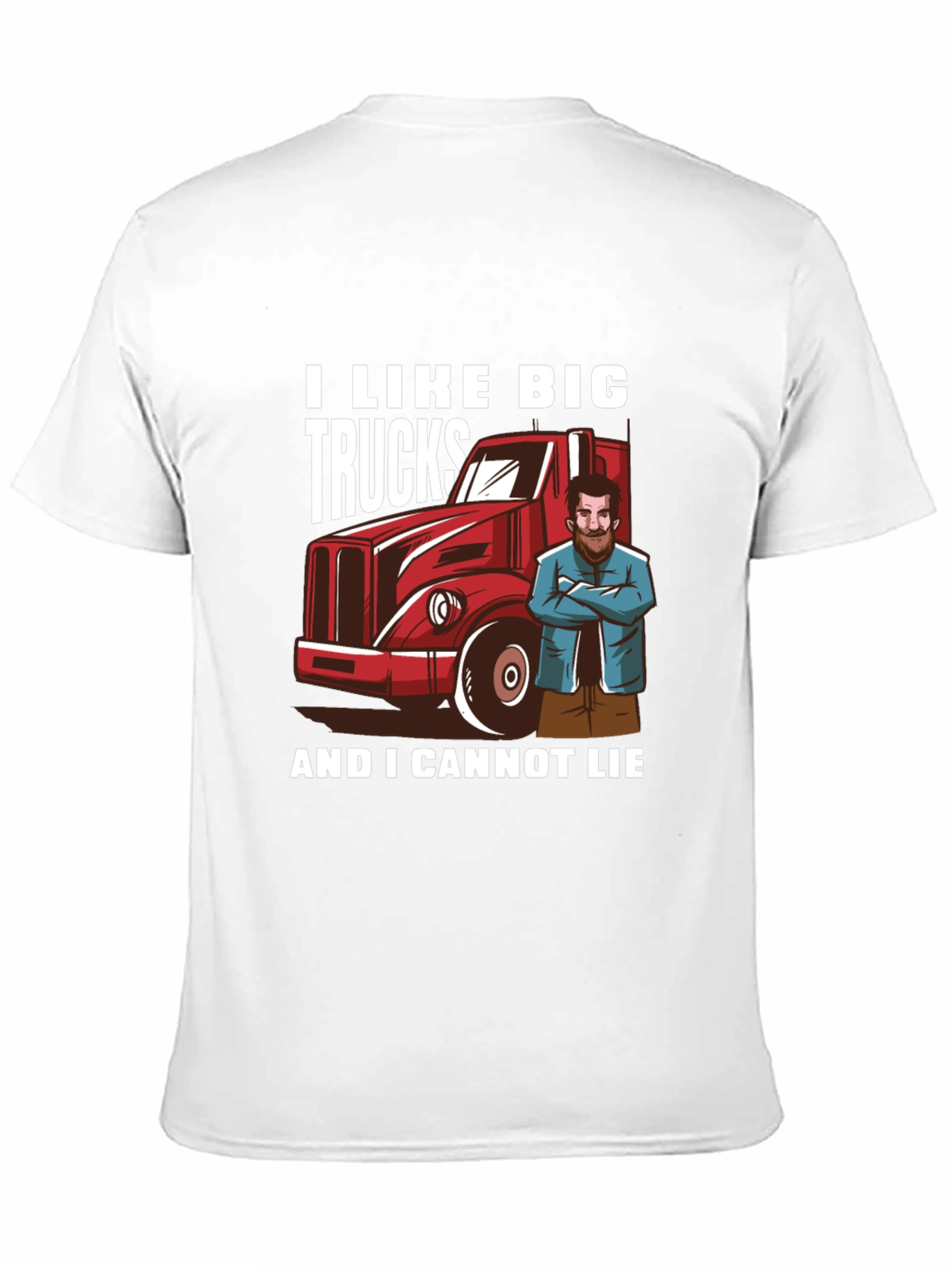 I Like Big Trucks Black Graphic Tee