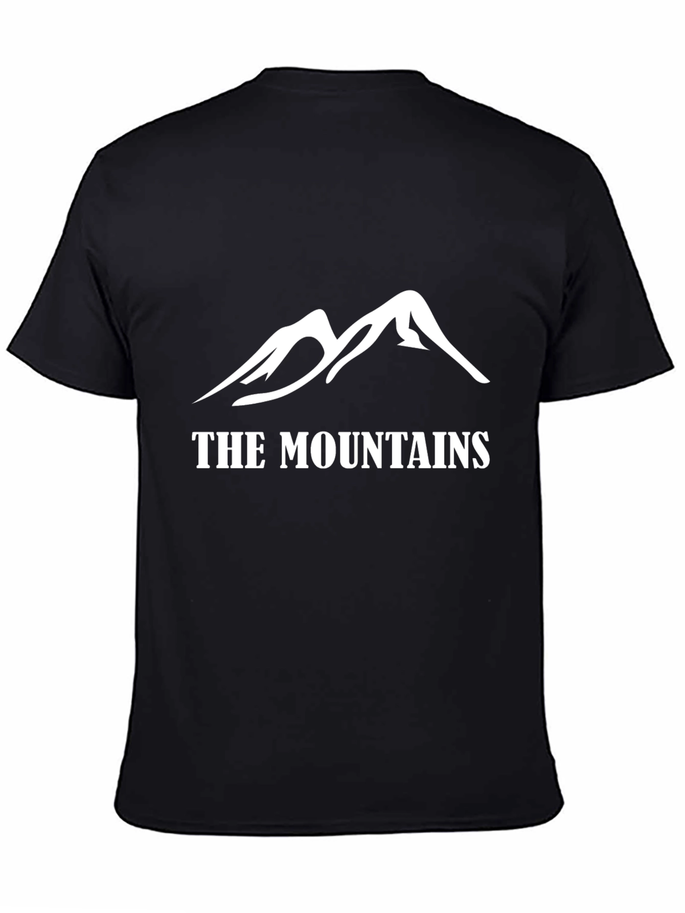 The Mountains Graphic T-Shirt - Black