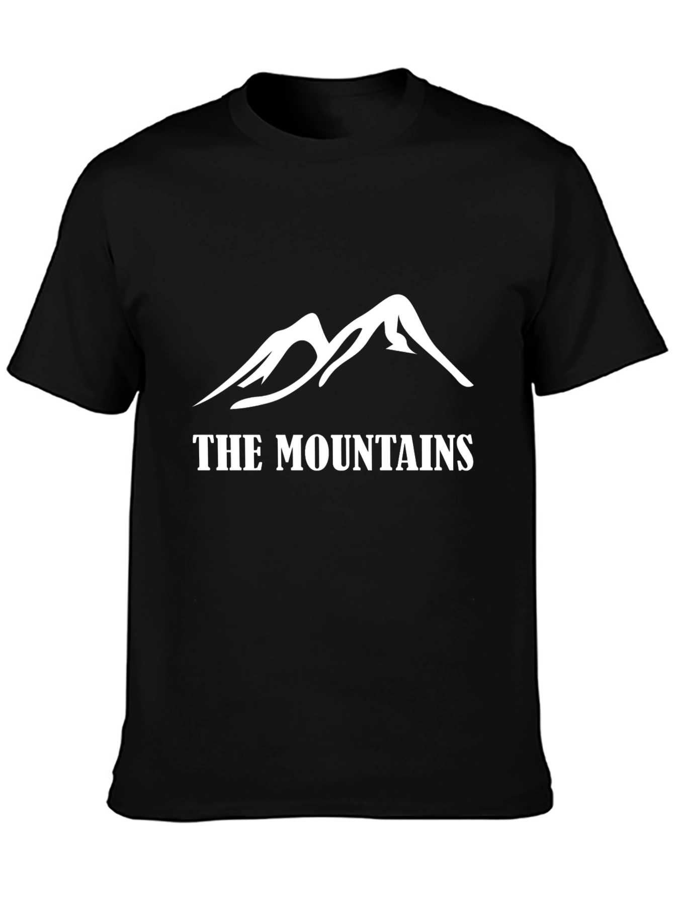 The Mountains Graphic T-Shirt - Black
