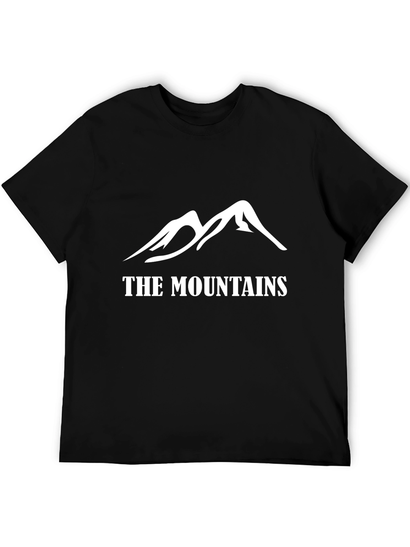 The Mountains Graphic T-Shirt - Black
