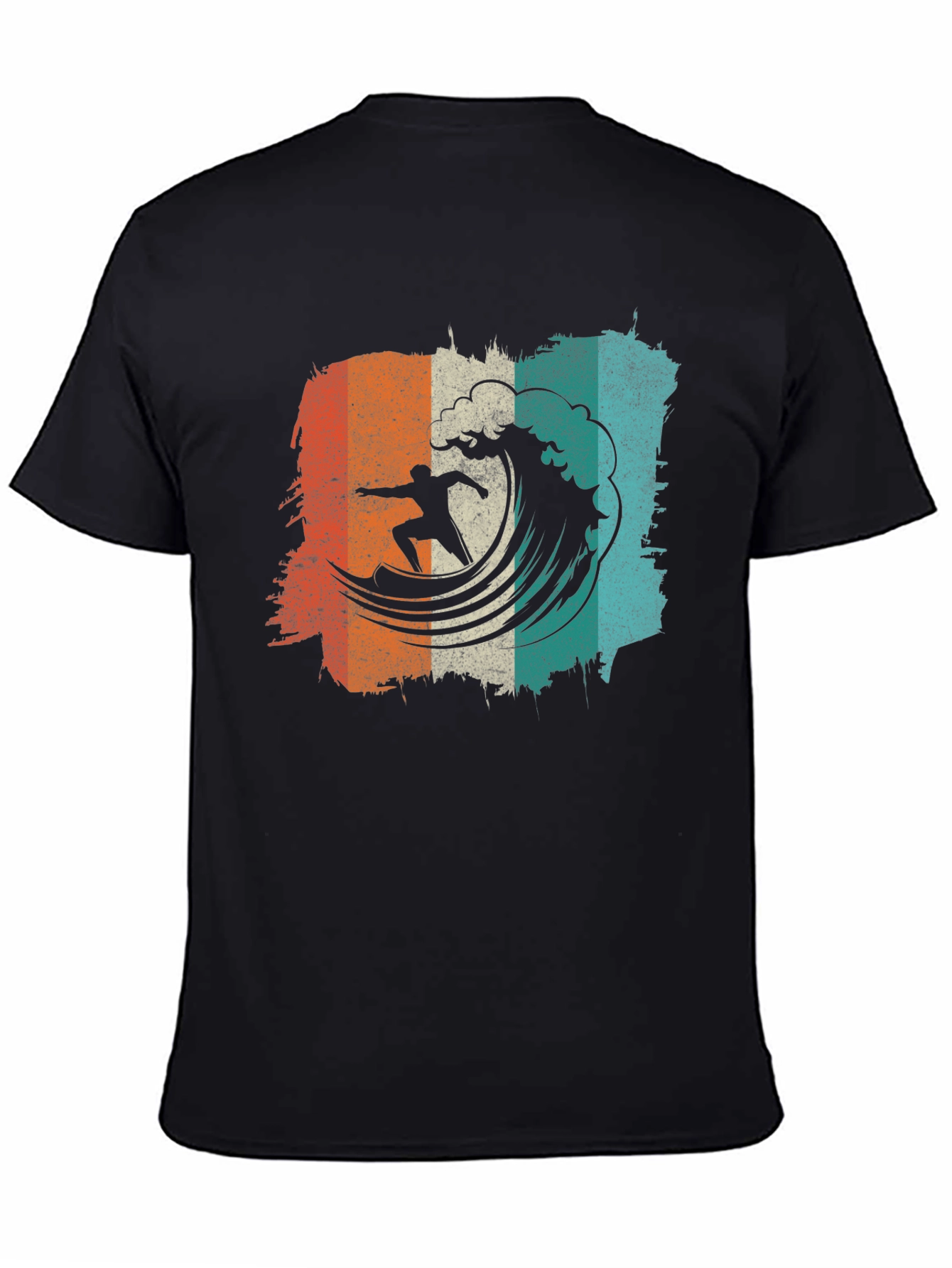 Retro Surfer Wave Graphic Tee
