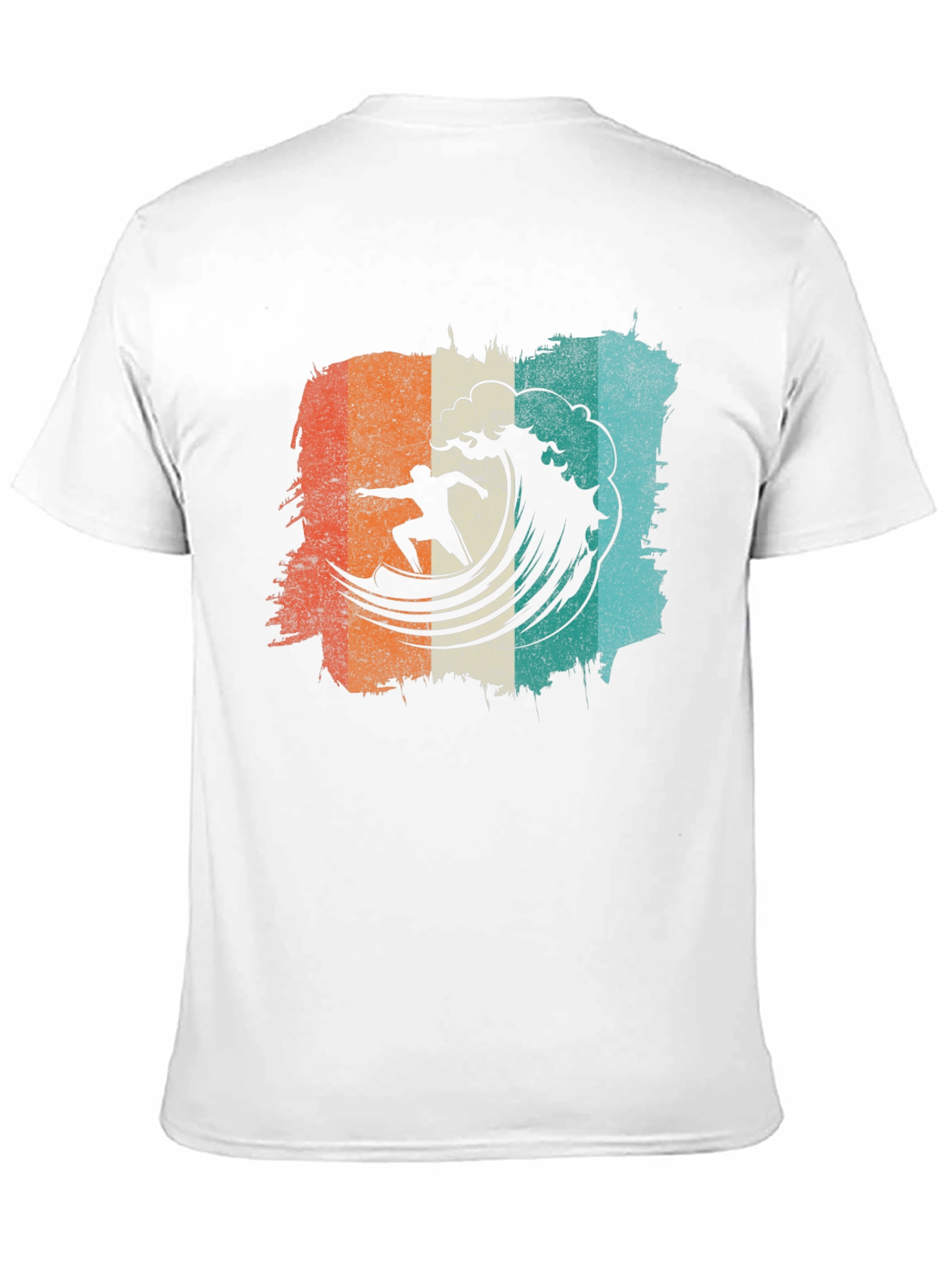Retro Surfer Wave Graphic Tee