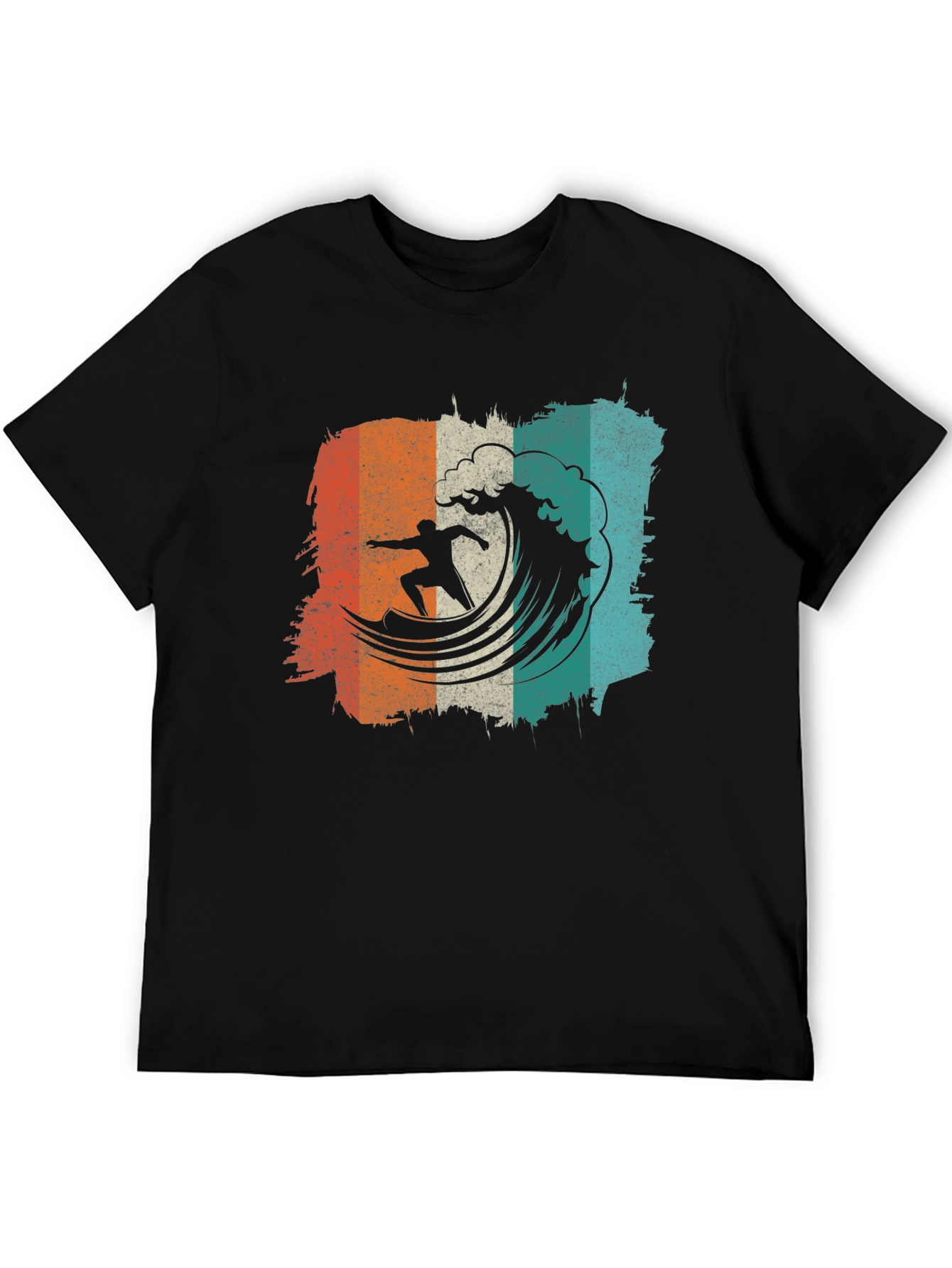 Retro Surfer Wave Graphic Tee