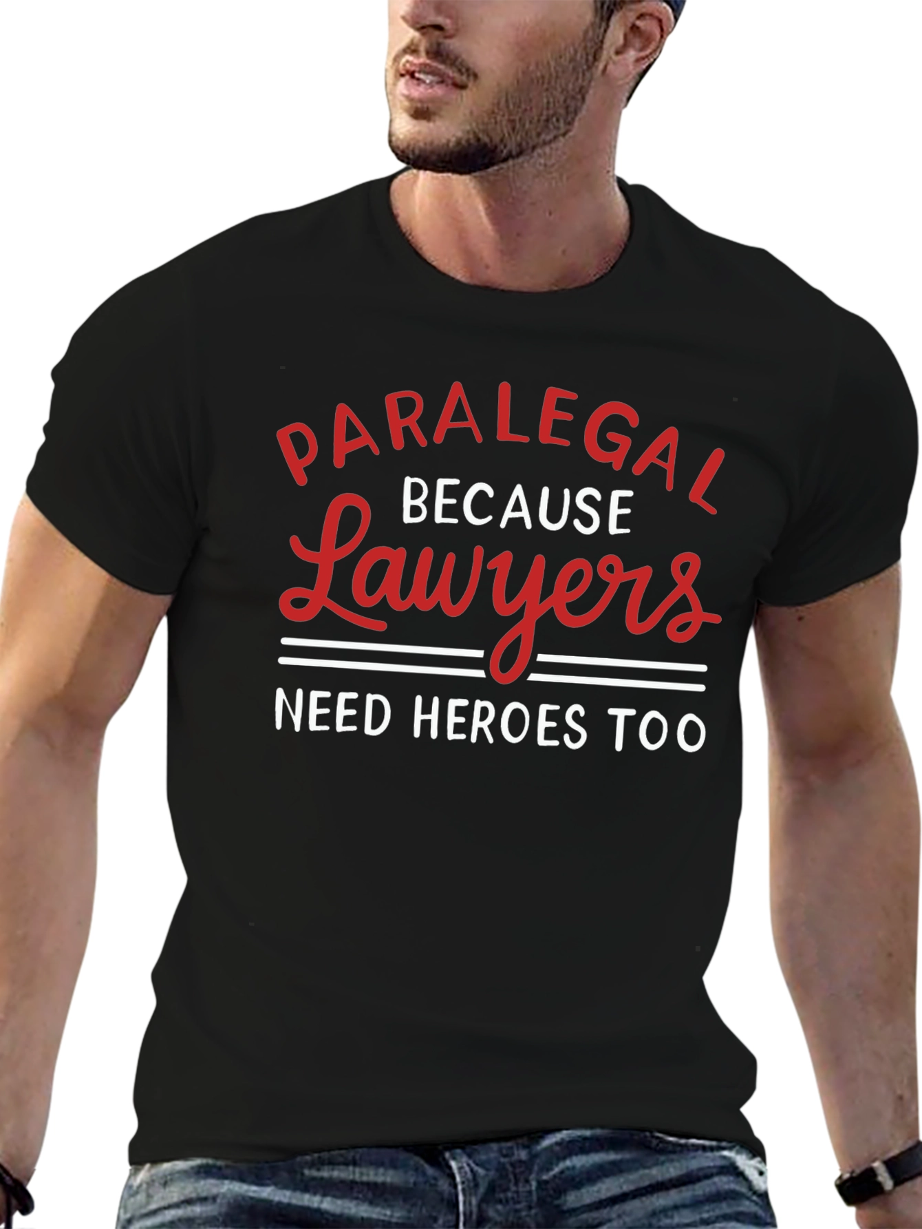 Paralegal Hero T-Shirt Funny Lawyer Gift