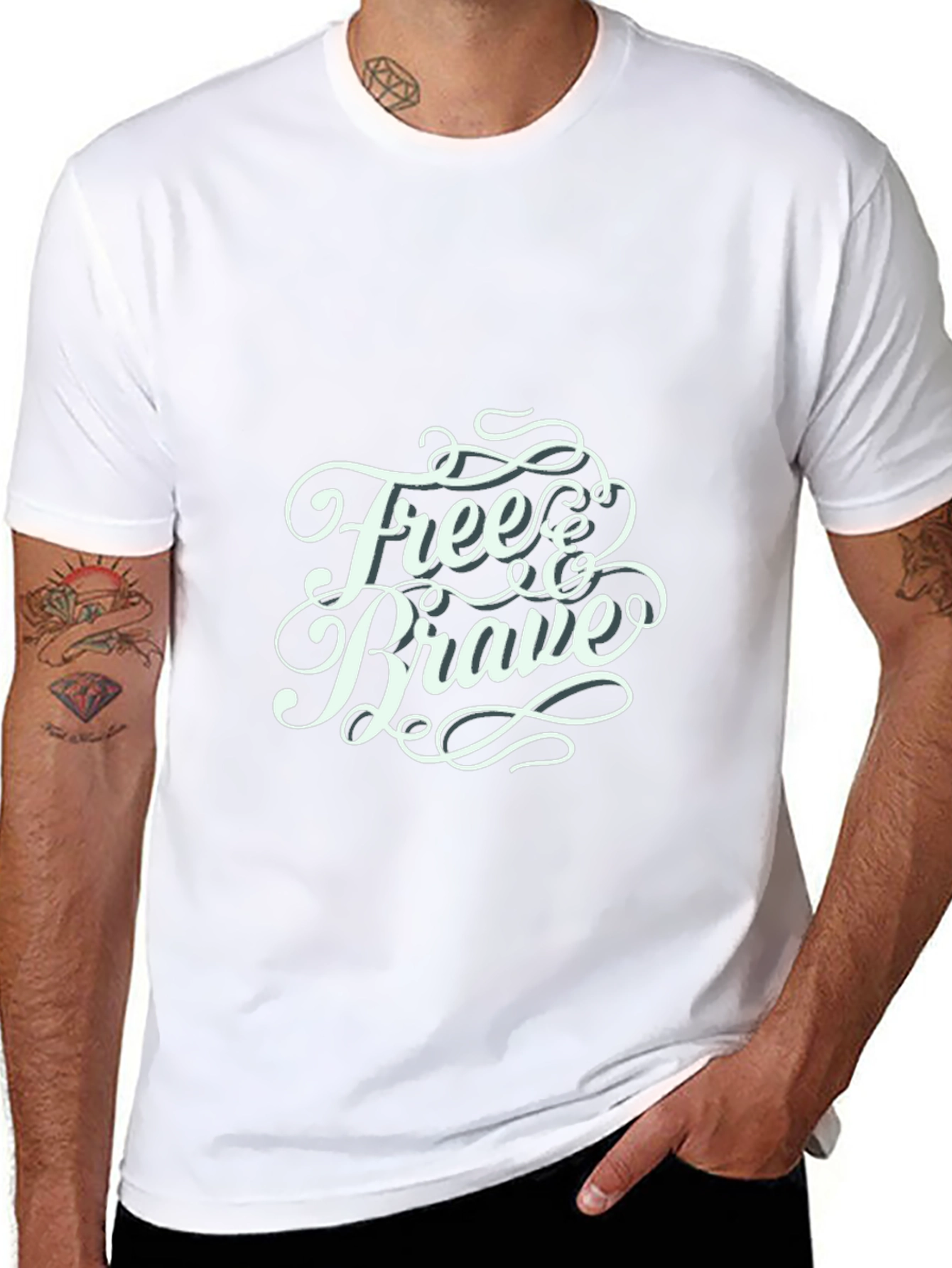 Free & Brave Graphic T-Shirt