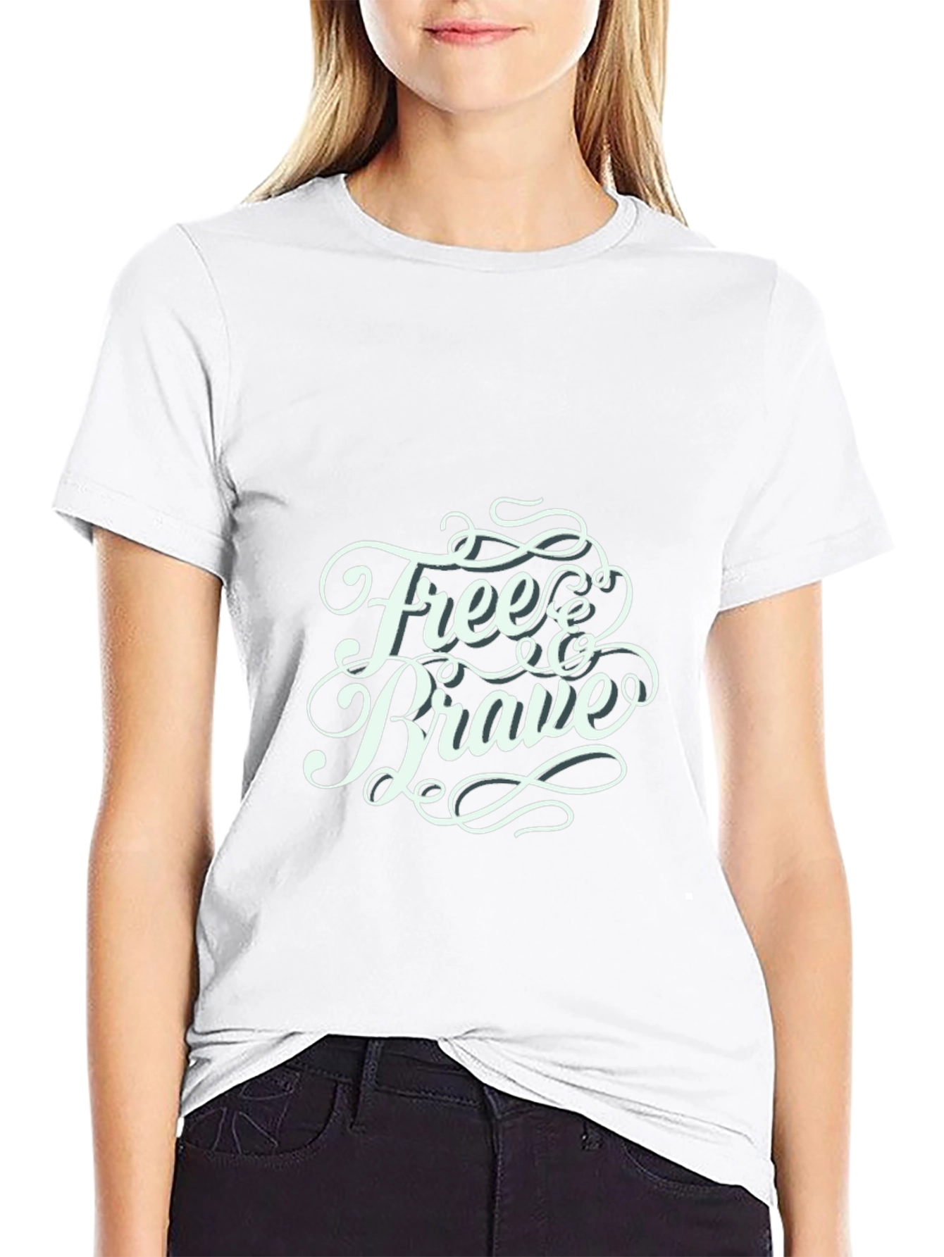 Free & Brave Graphic T-Shirt