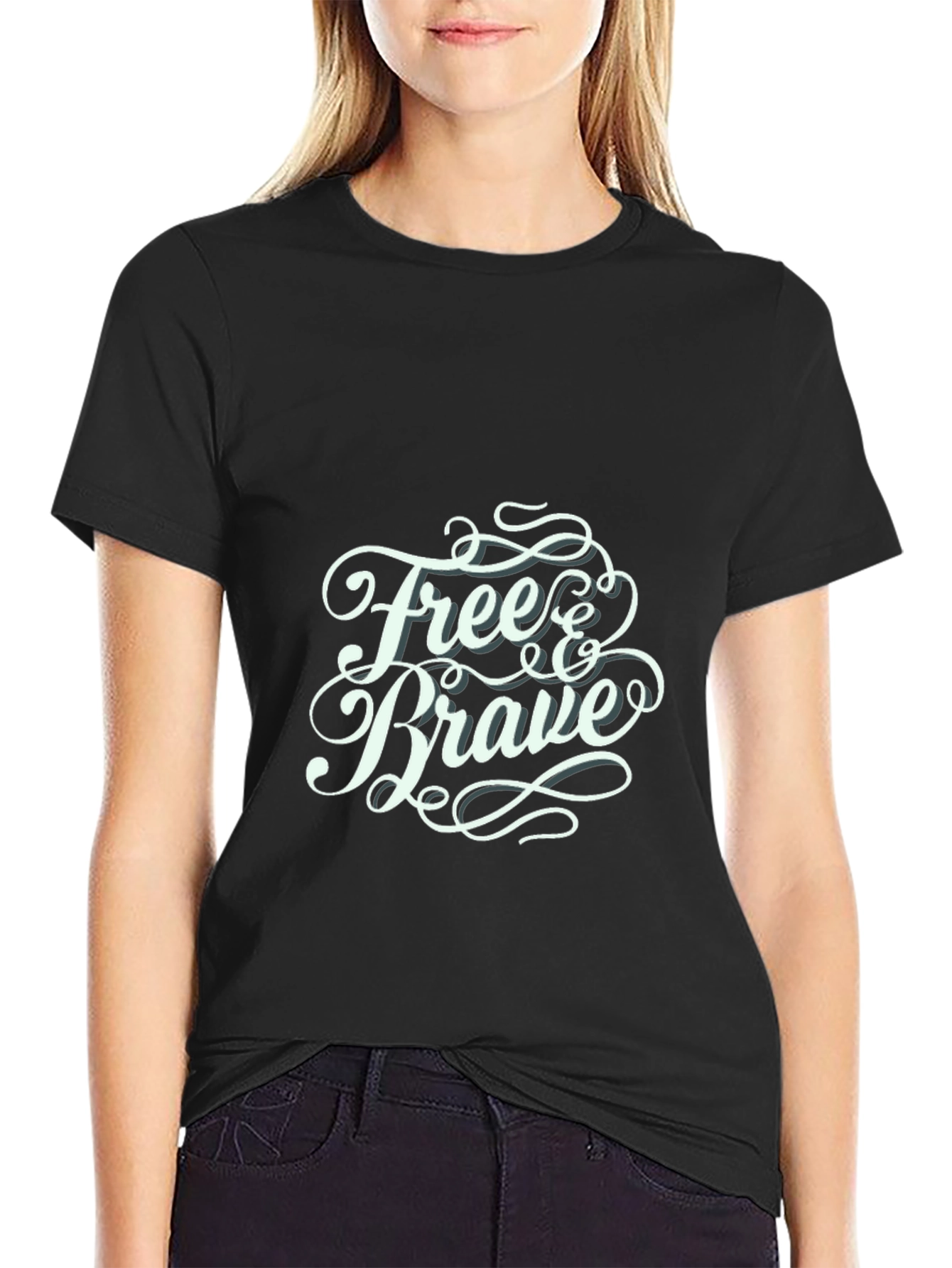 Free & Brave Graphic T-Shirt
