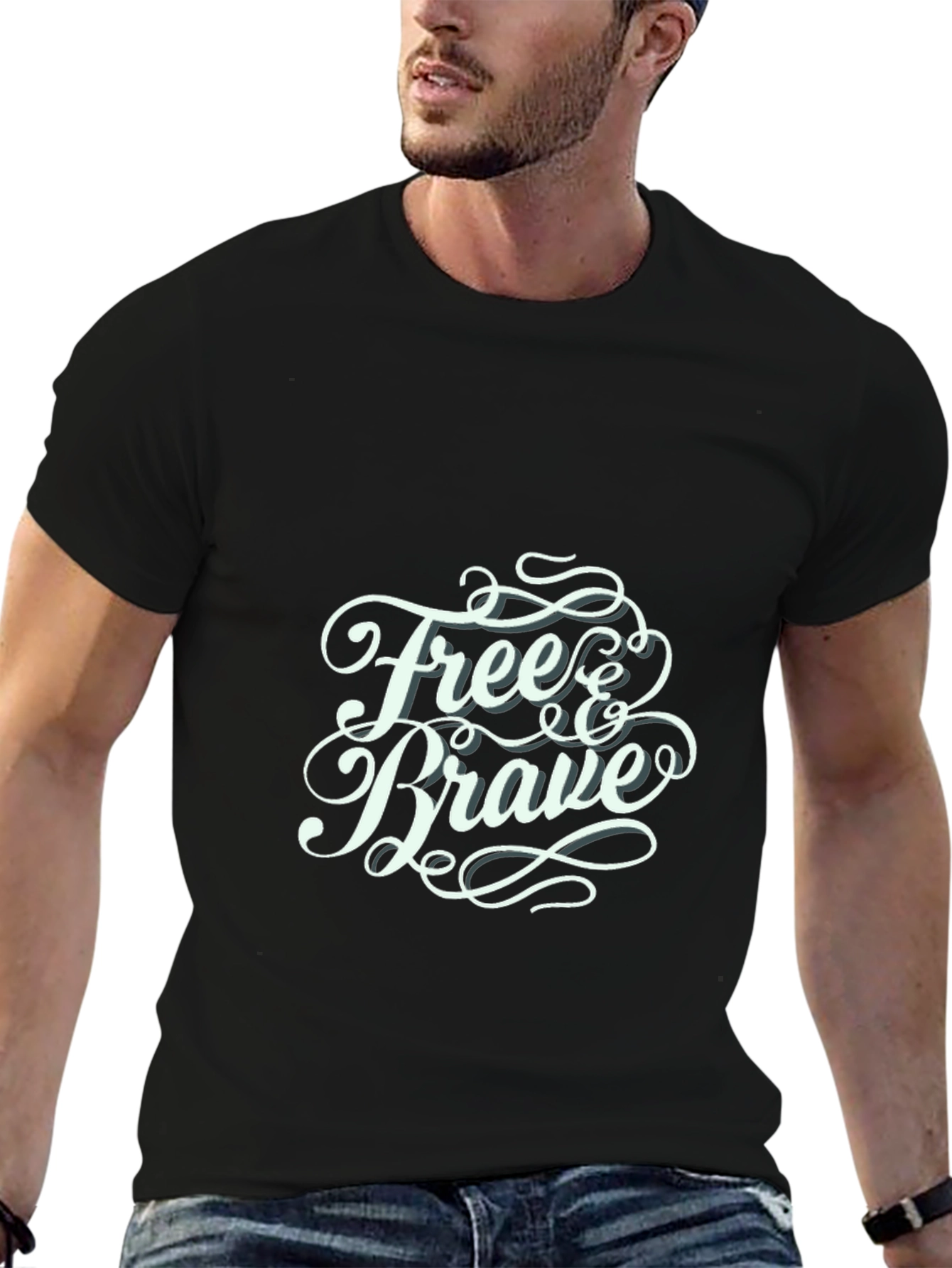 Free & Brave Graphic T-Shirt