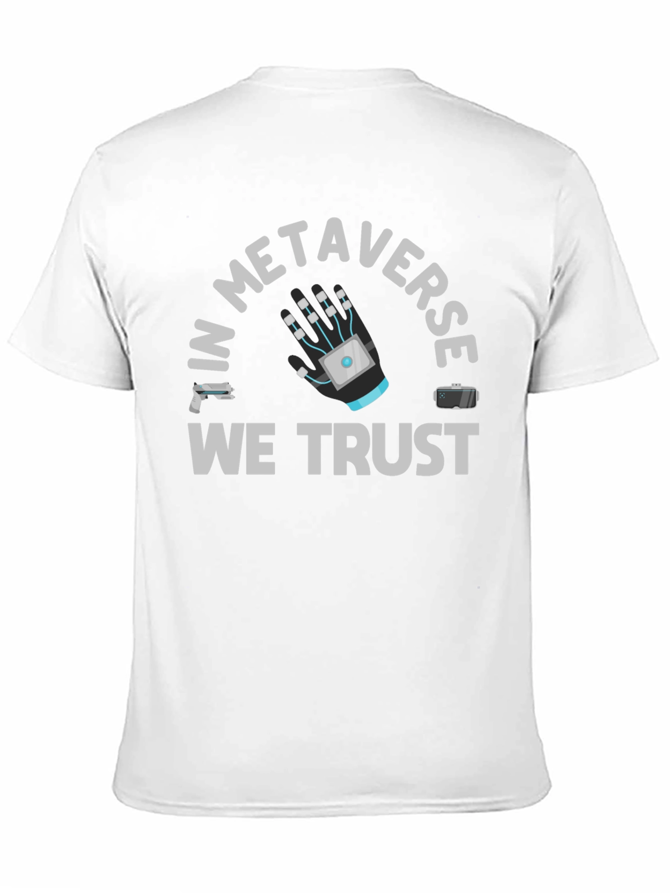 Metaverse Trust Black Graphic T-Shirt