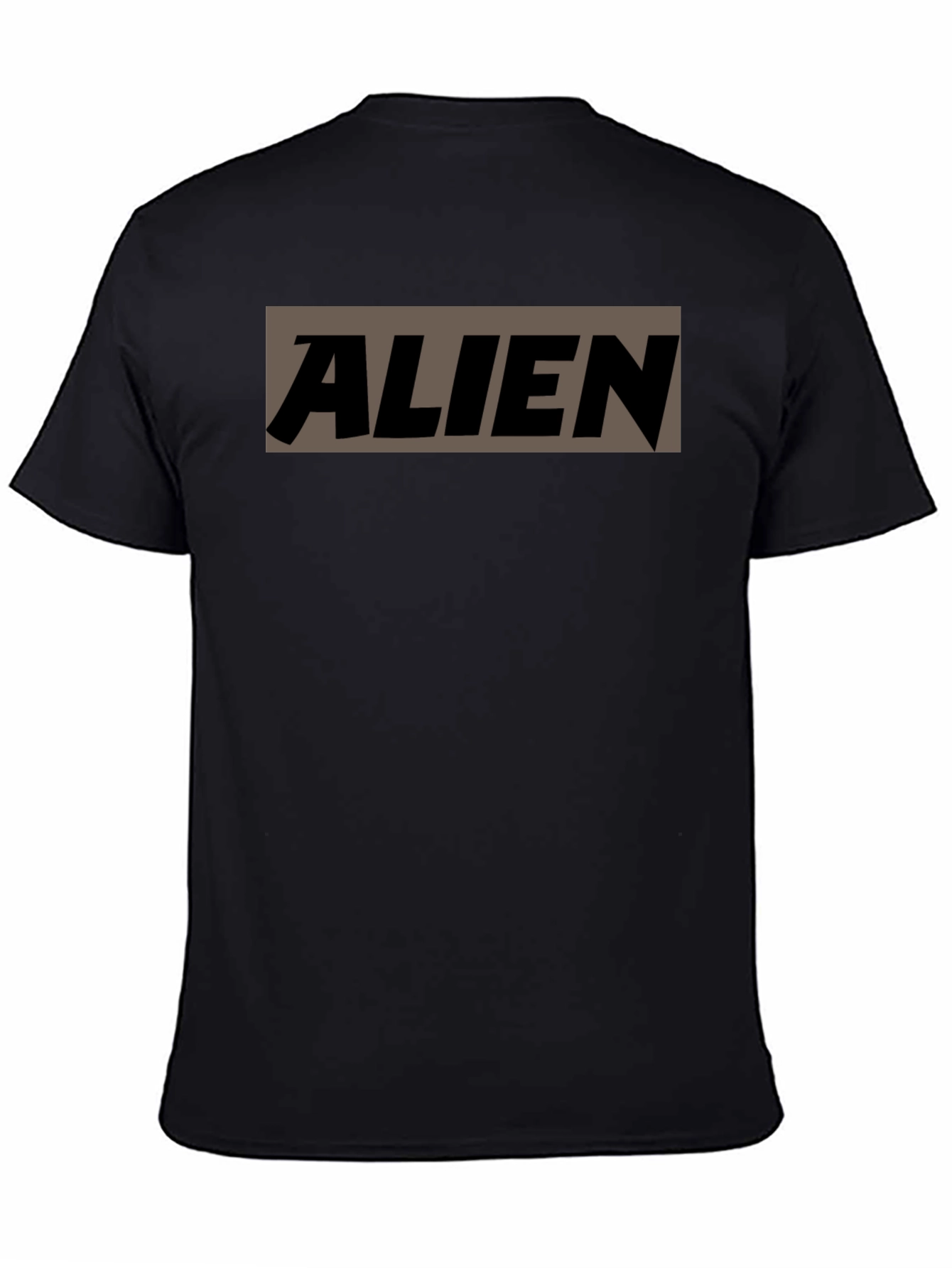 ALIEN Graphic Print Mens Black T-Shirt