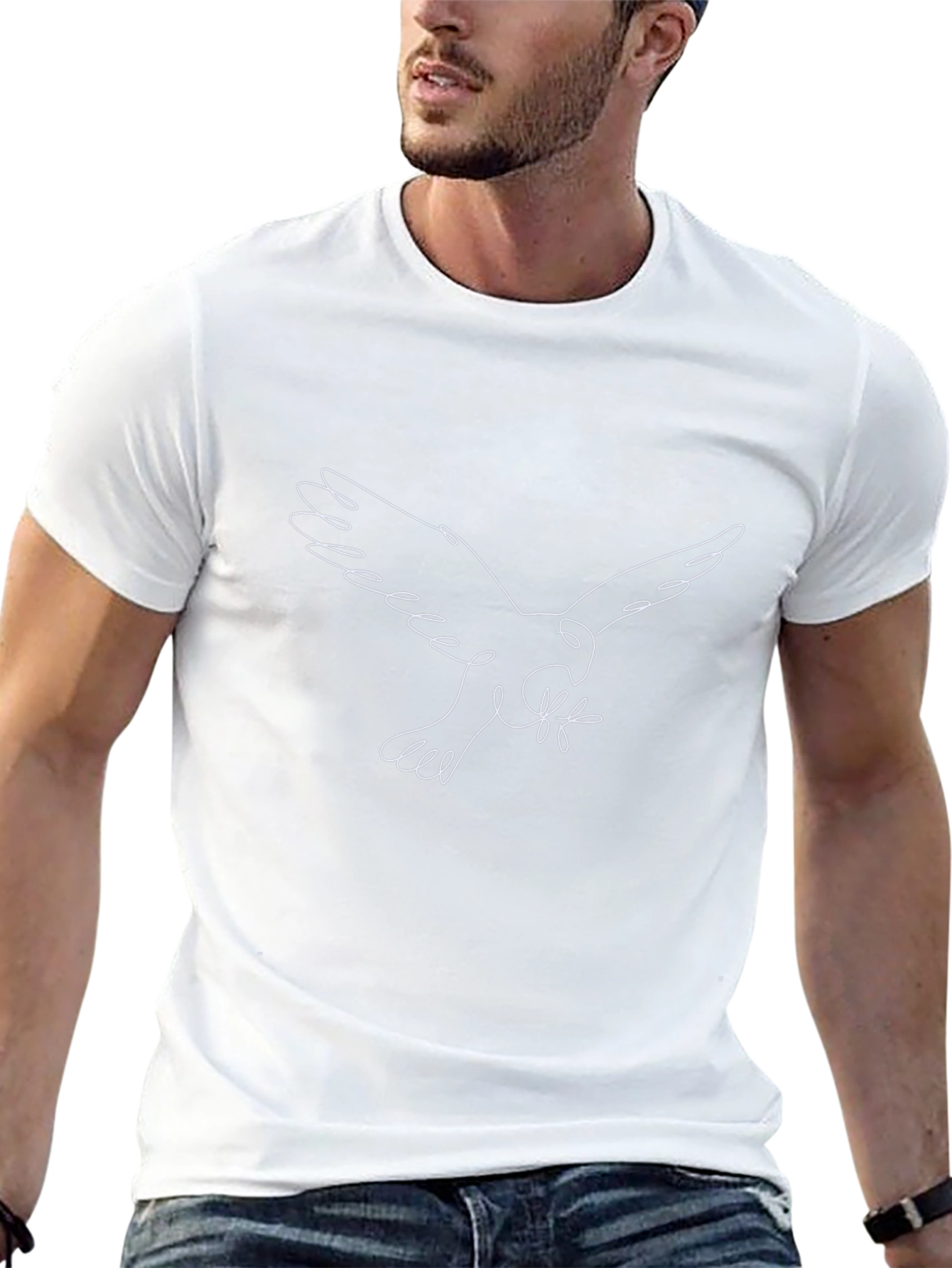 Minimalist Dove Graphic Tee