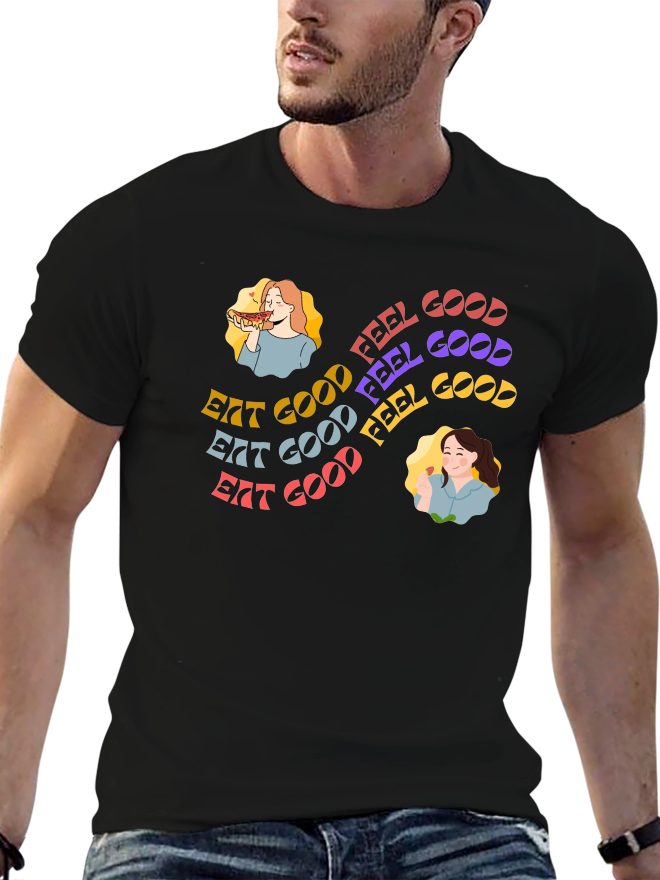 Eat Good Feel Good Graphic Tee - Unisex
