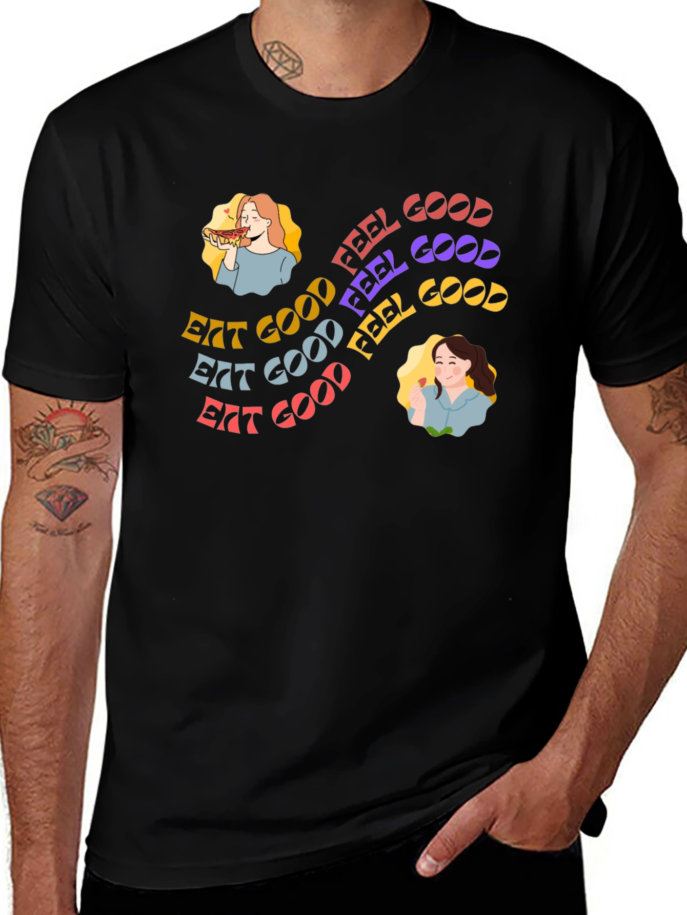 Eat Good Feel Good Graphic Tee - Unisex