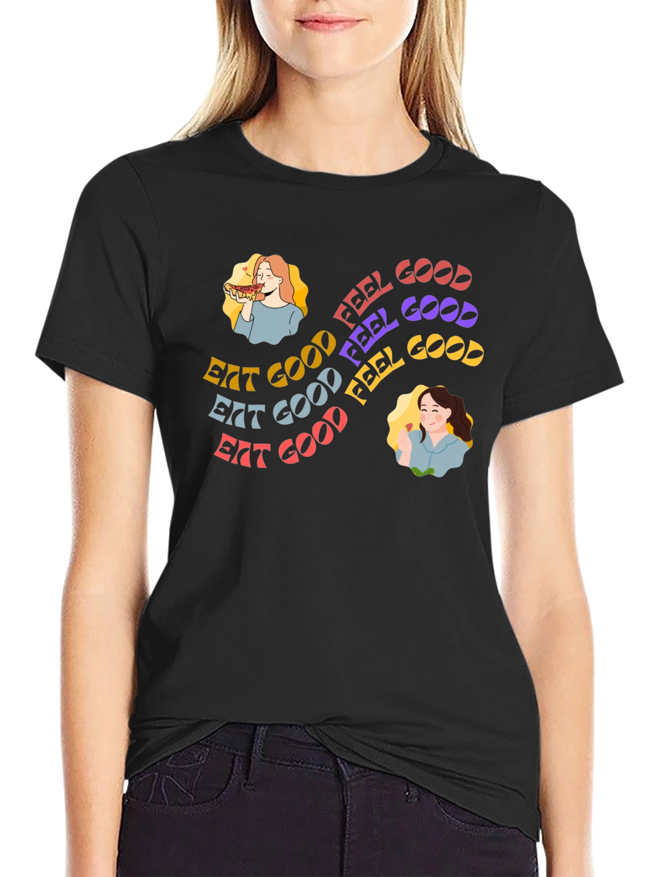 Eat Good Feel Good Graphic Tee - Unisex