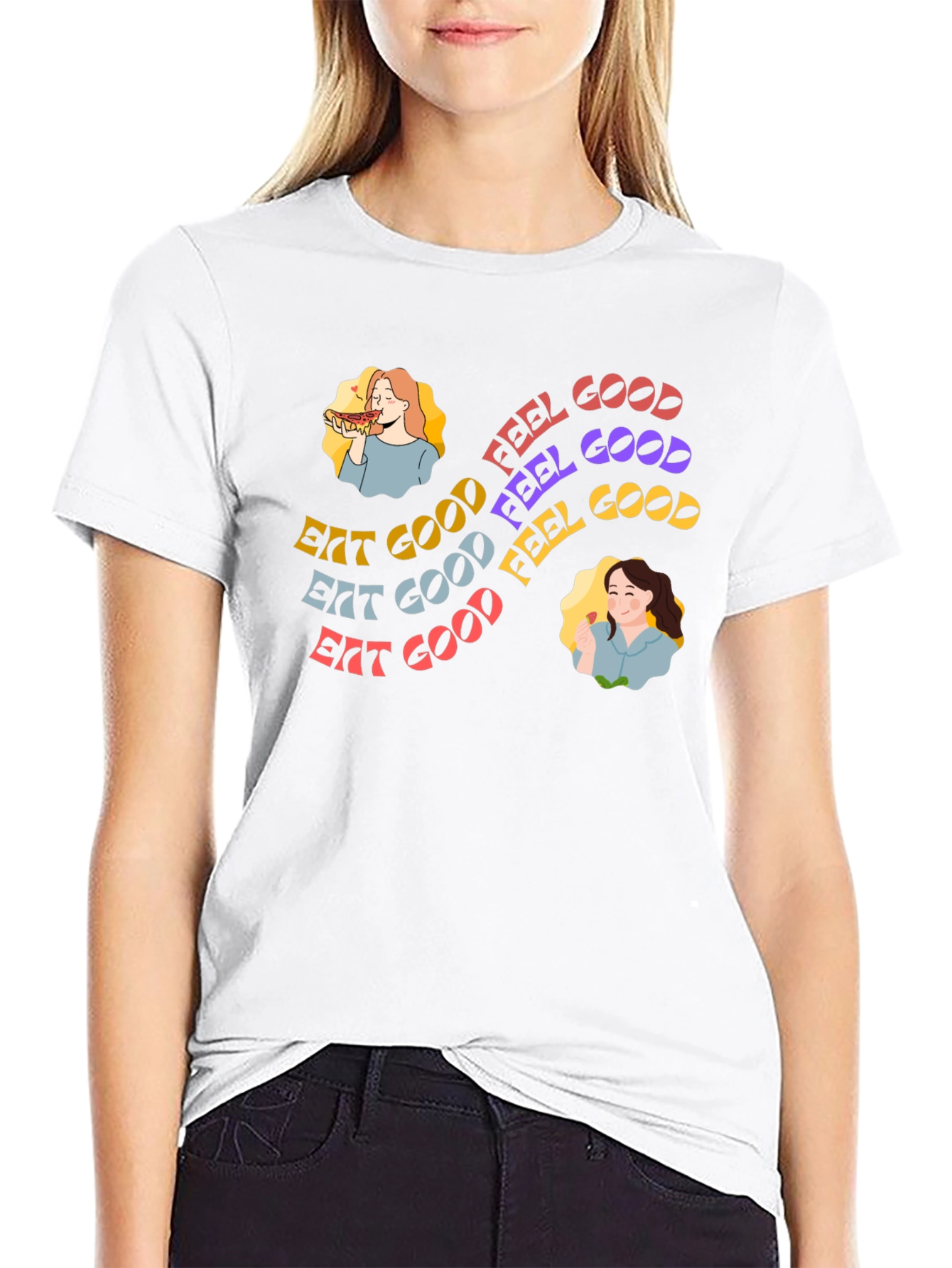 Eat Good Feel Good Graphic Tee - Unisex