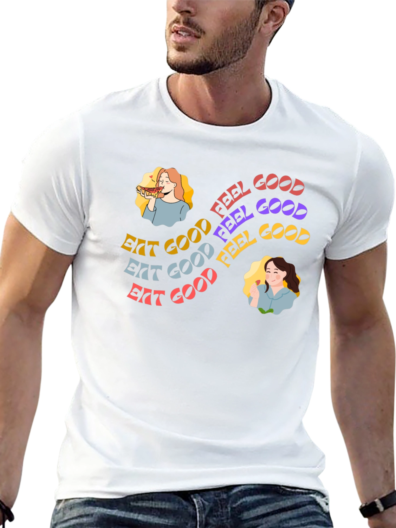 Eat Good Feel Good Graphic Tee - Unisex