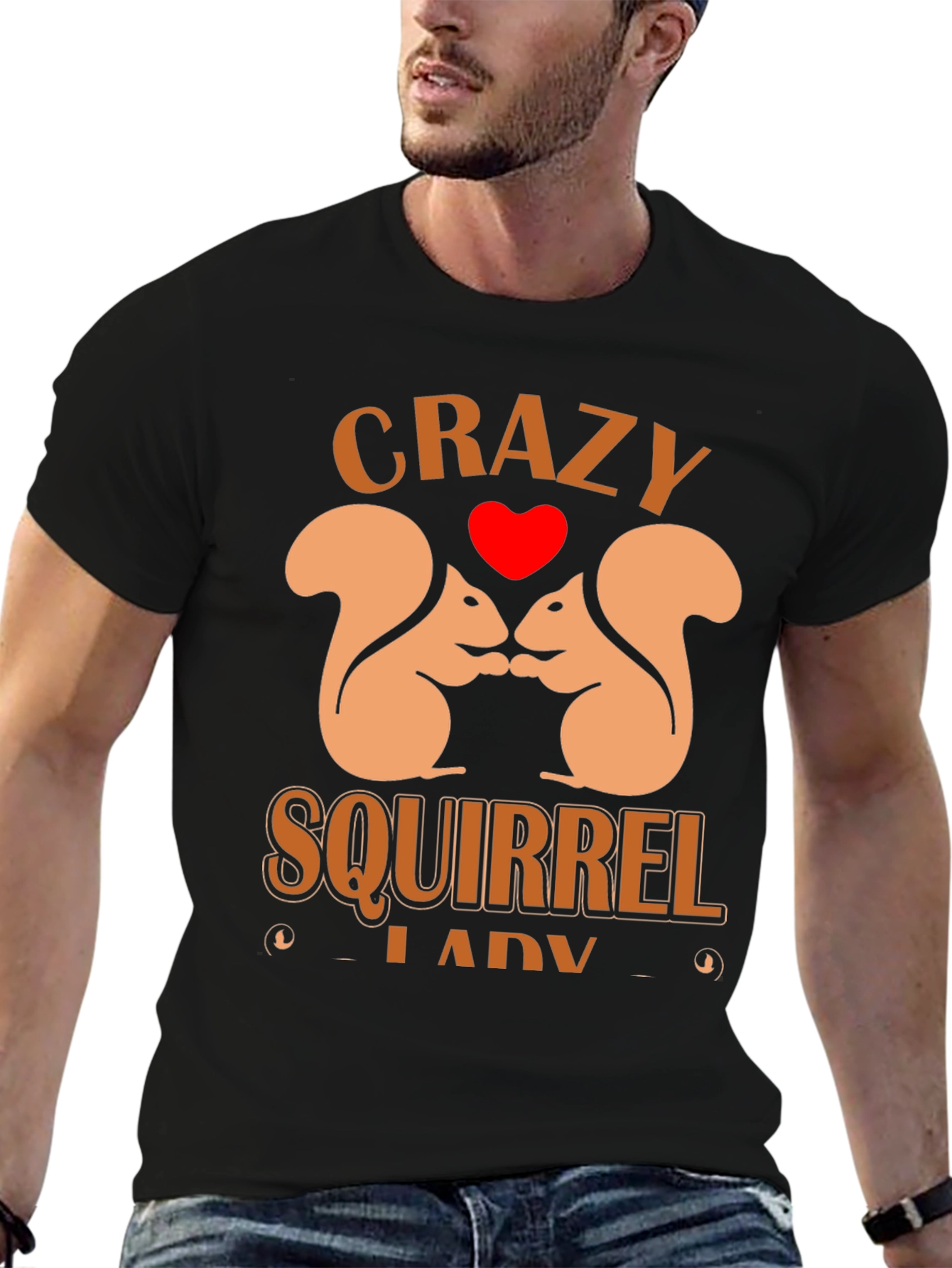 Crazy Squirrel Lady T-Shirt