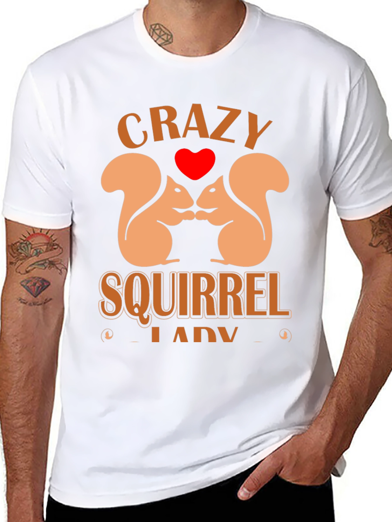 Crazy Squirrel Lady T-Shirt