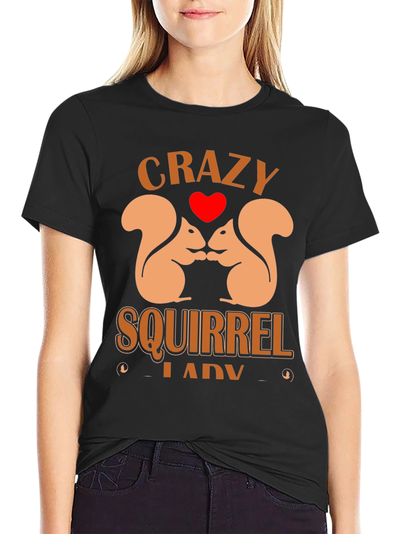 Crazy Squirrel Lady T-Shirt