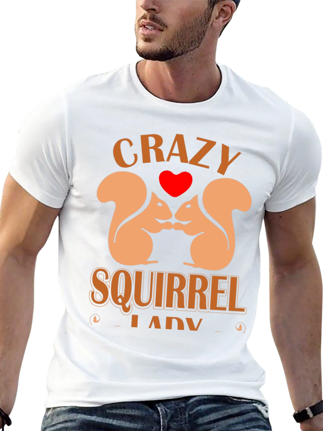 Crazy Squirrel Lady T-Shirt