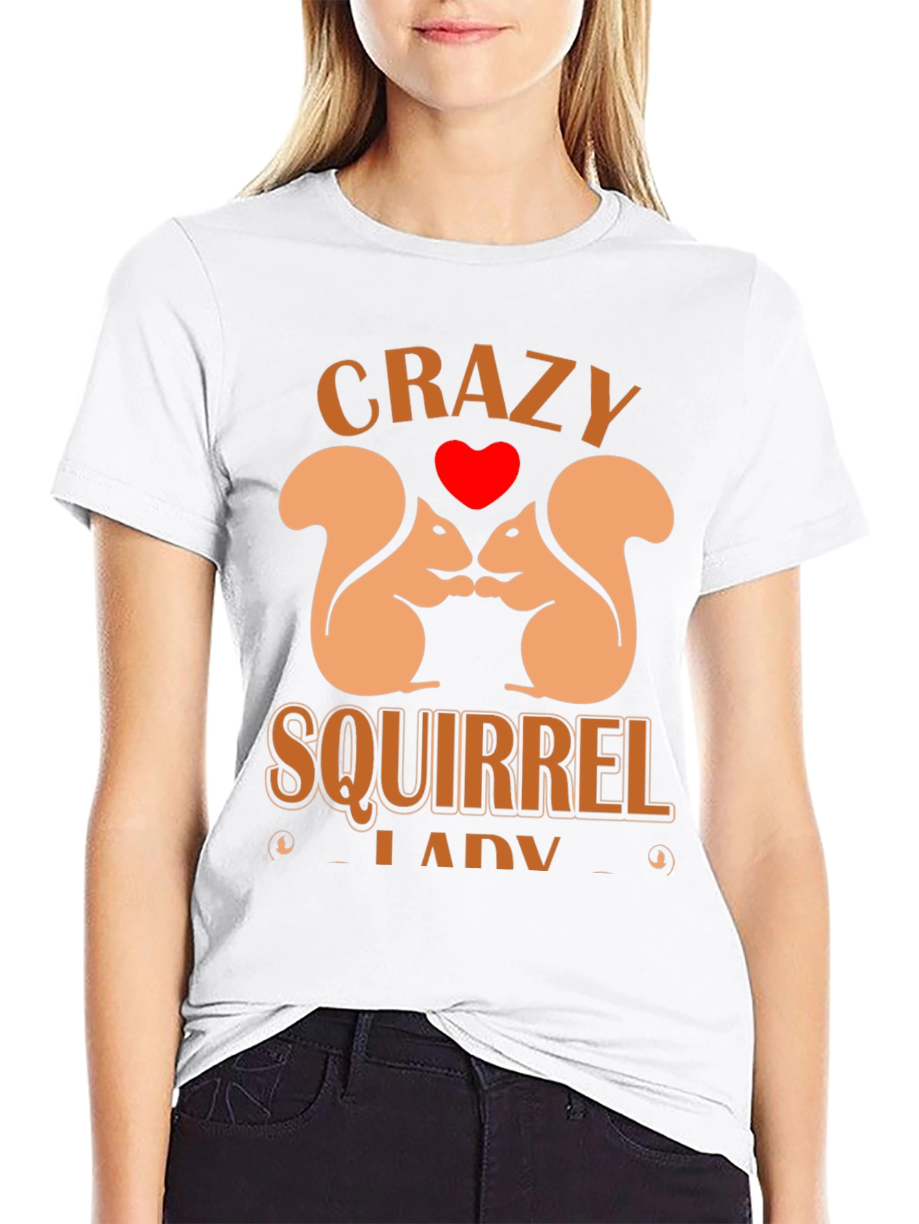 Crazy Squirrel Lady T-Shirt