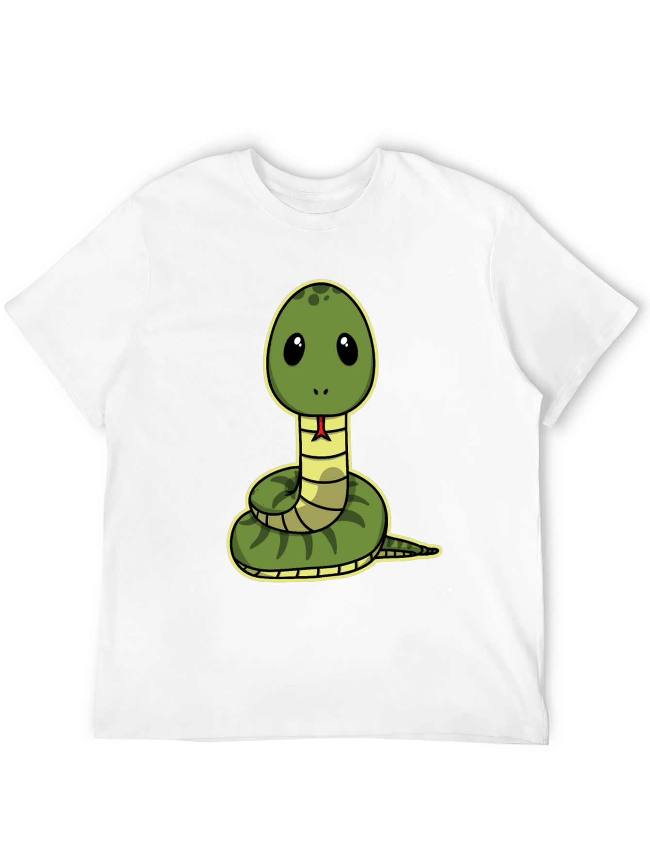 Cute Snake Graphic Tee - Fun Reptile T-Shirt