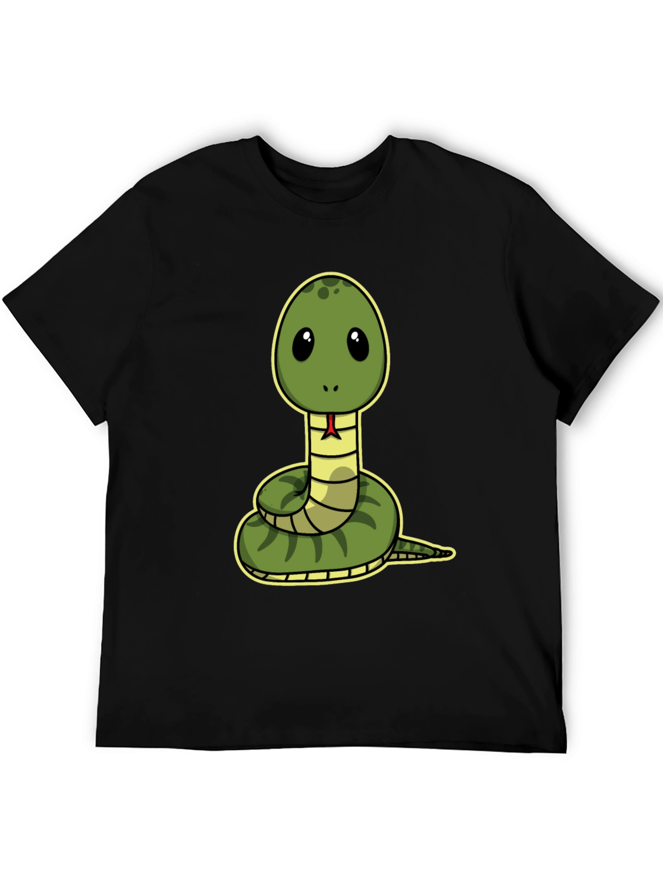 Cute Snake Graphic Tee - Fun Reptile T-Shirt