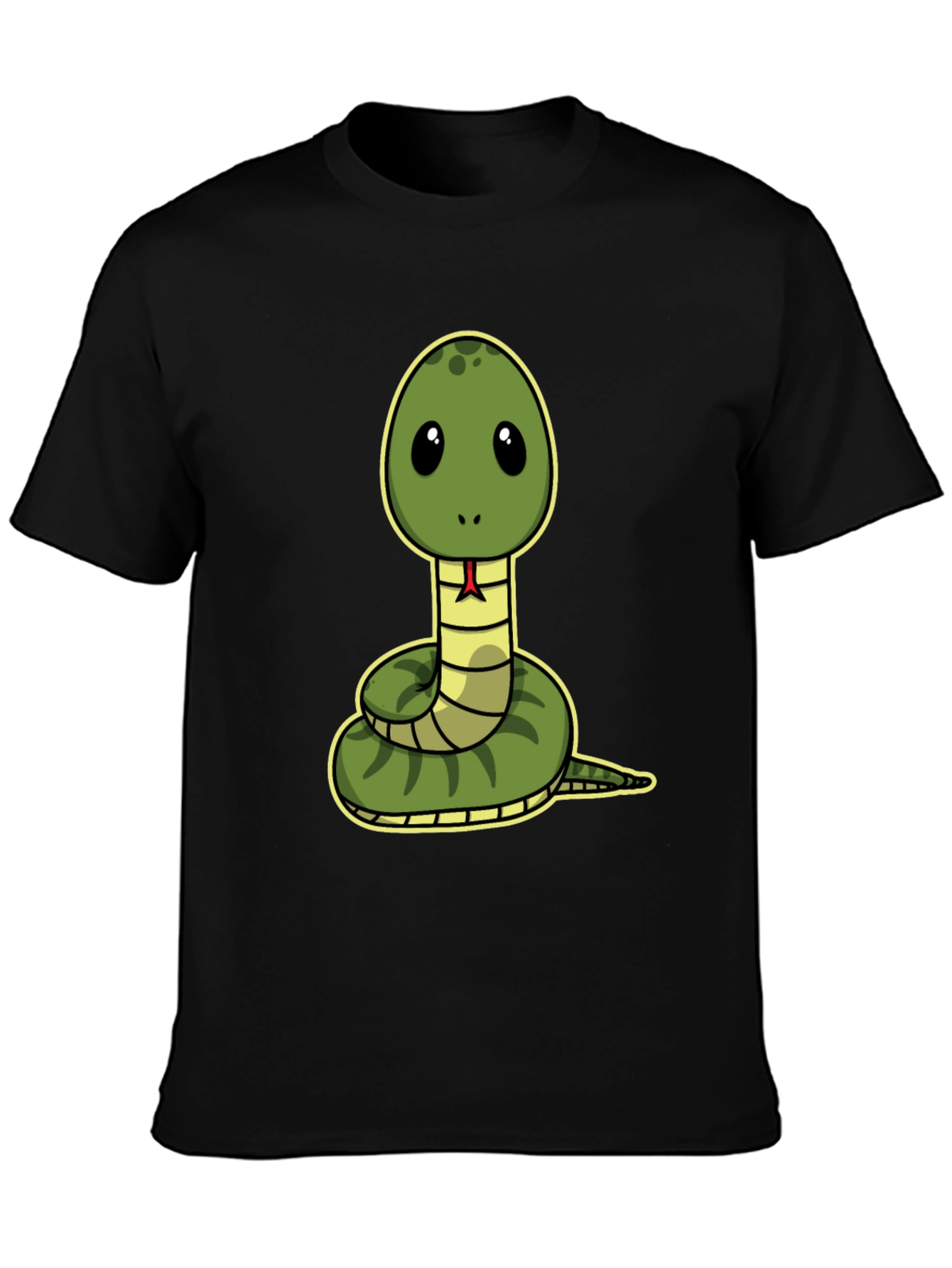 Cute Snake Graphic Tee - Fun Reptile T-Shirt