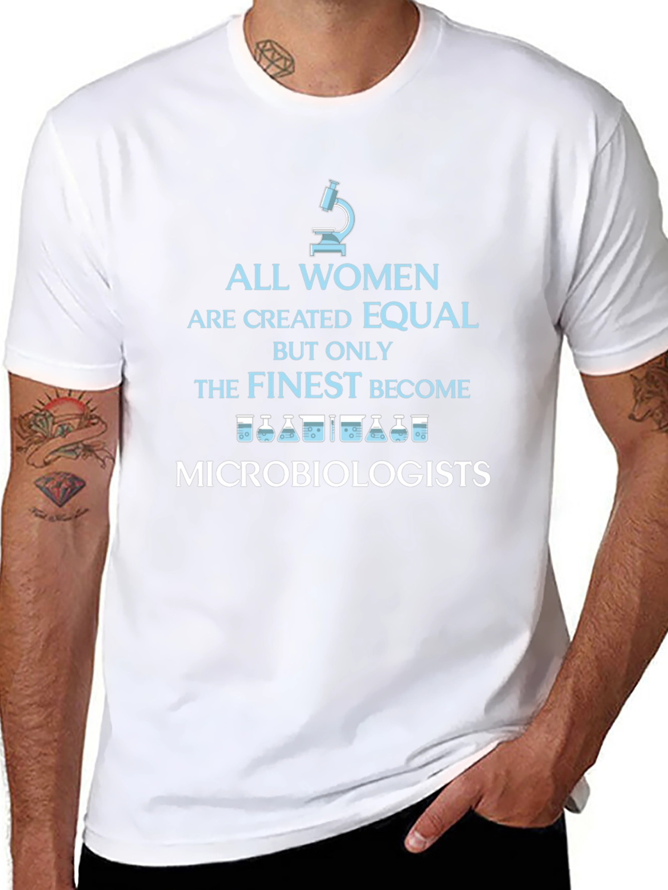 Finest Microbiologists Womens T-Shirt