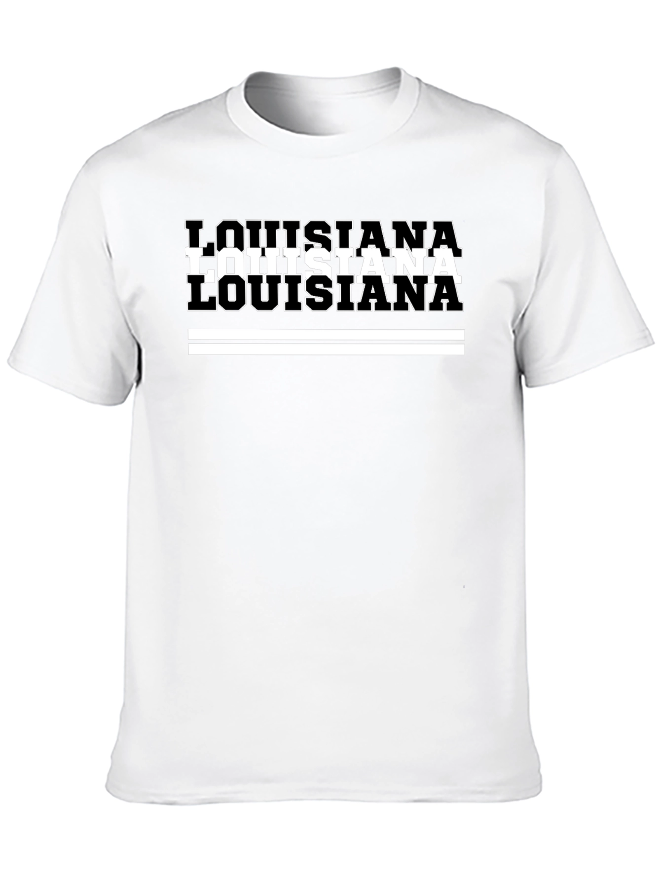 Louisiana Graphic Tee - Classic Black T-Shirt