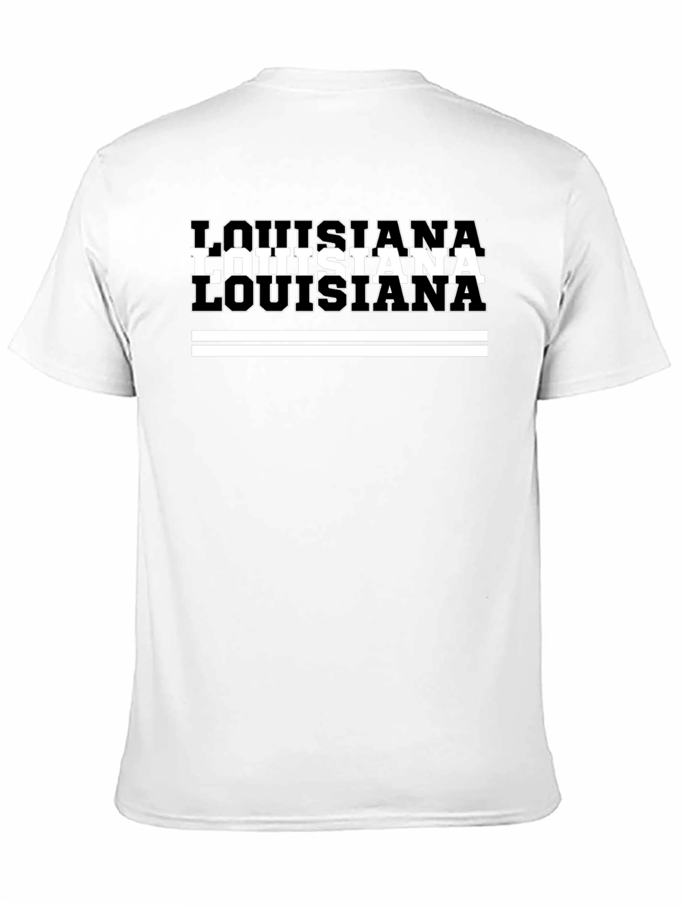 Louisiana Graphic Tee - Classic Black T-Shirt