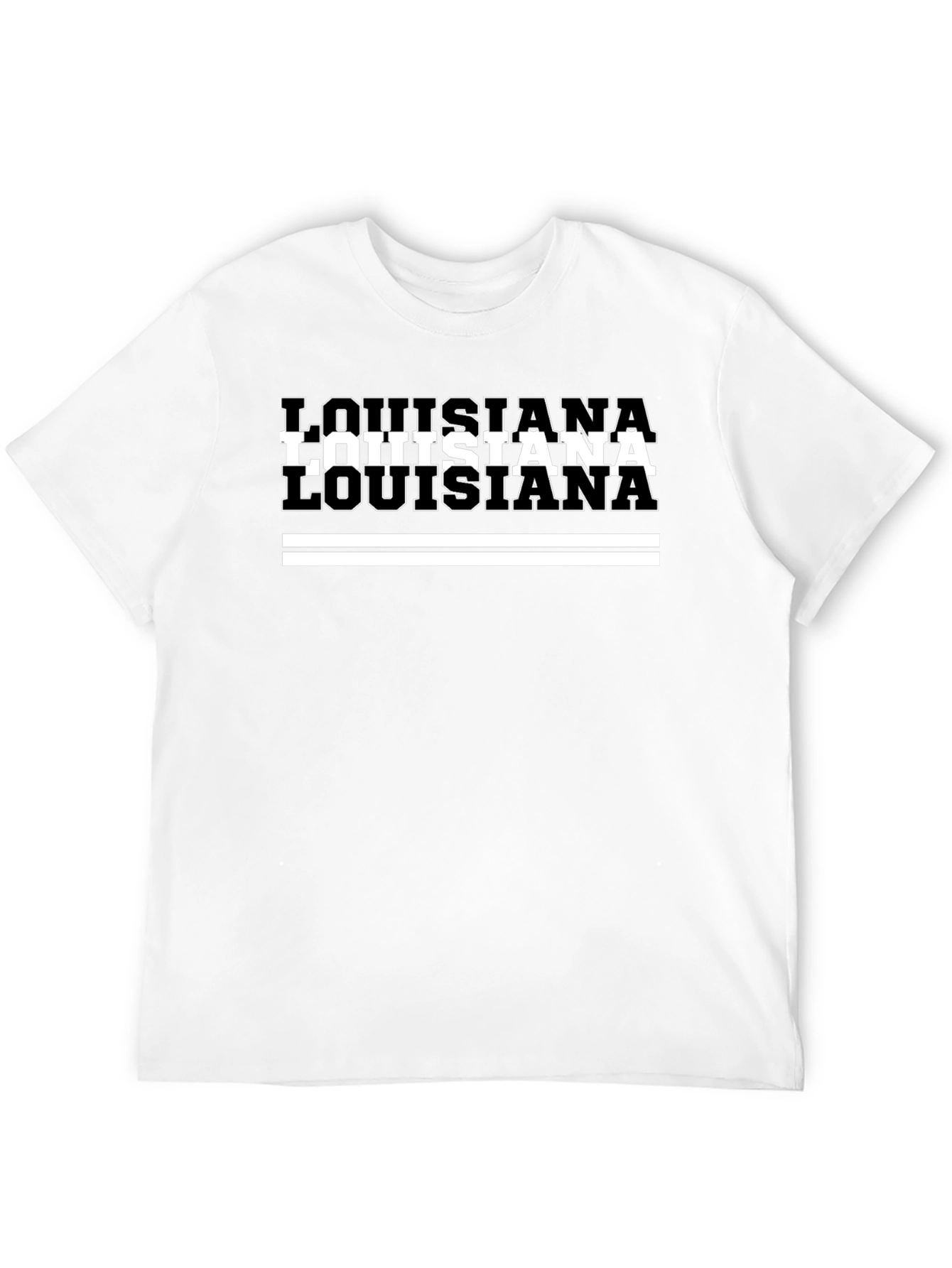 Louisiana Graphic Tee - Classic Black T-Shirt