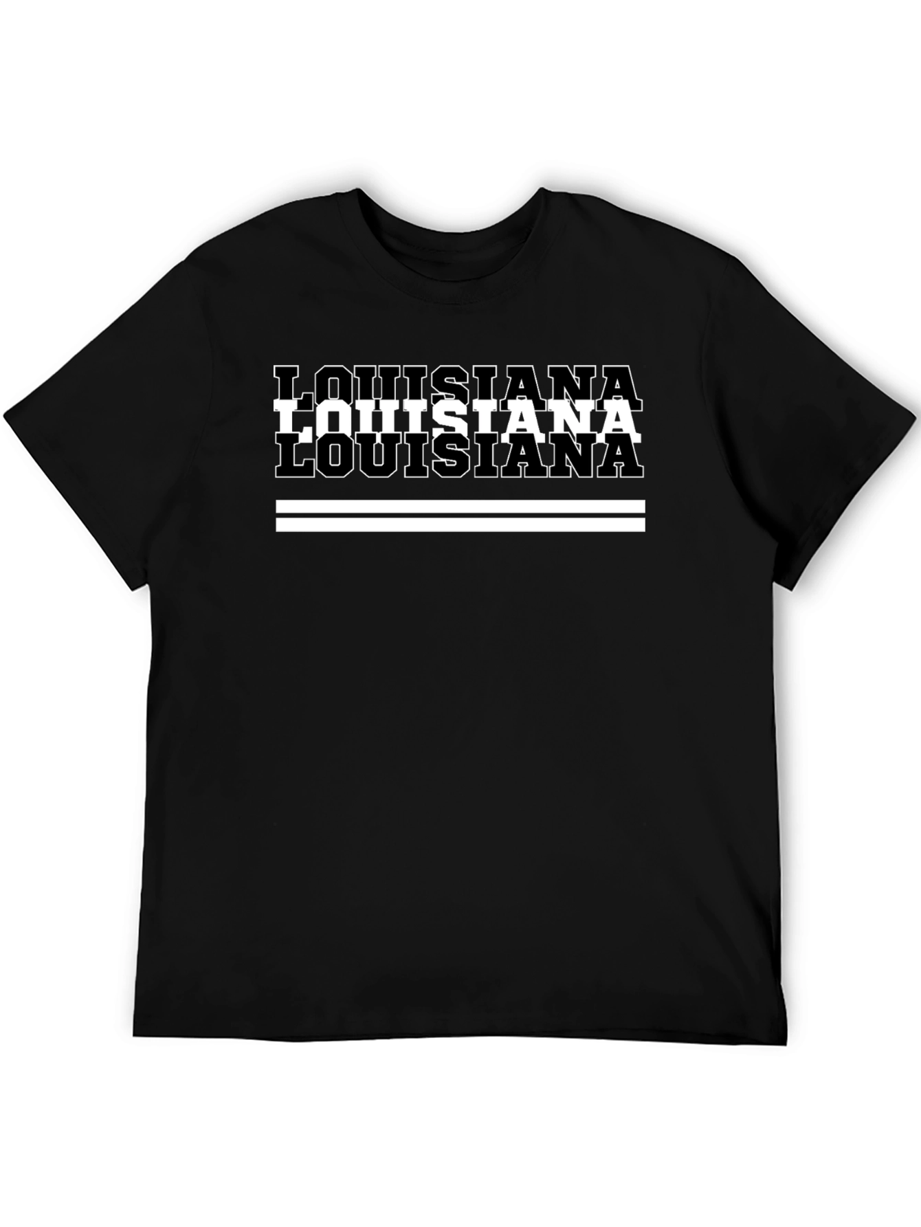 Louisiana Graphic Tee - Classic Black T-Shirt
