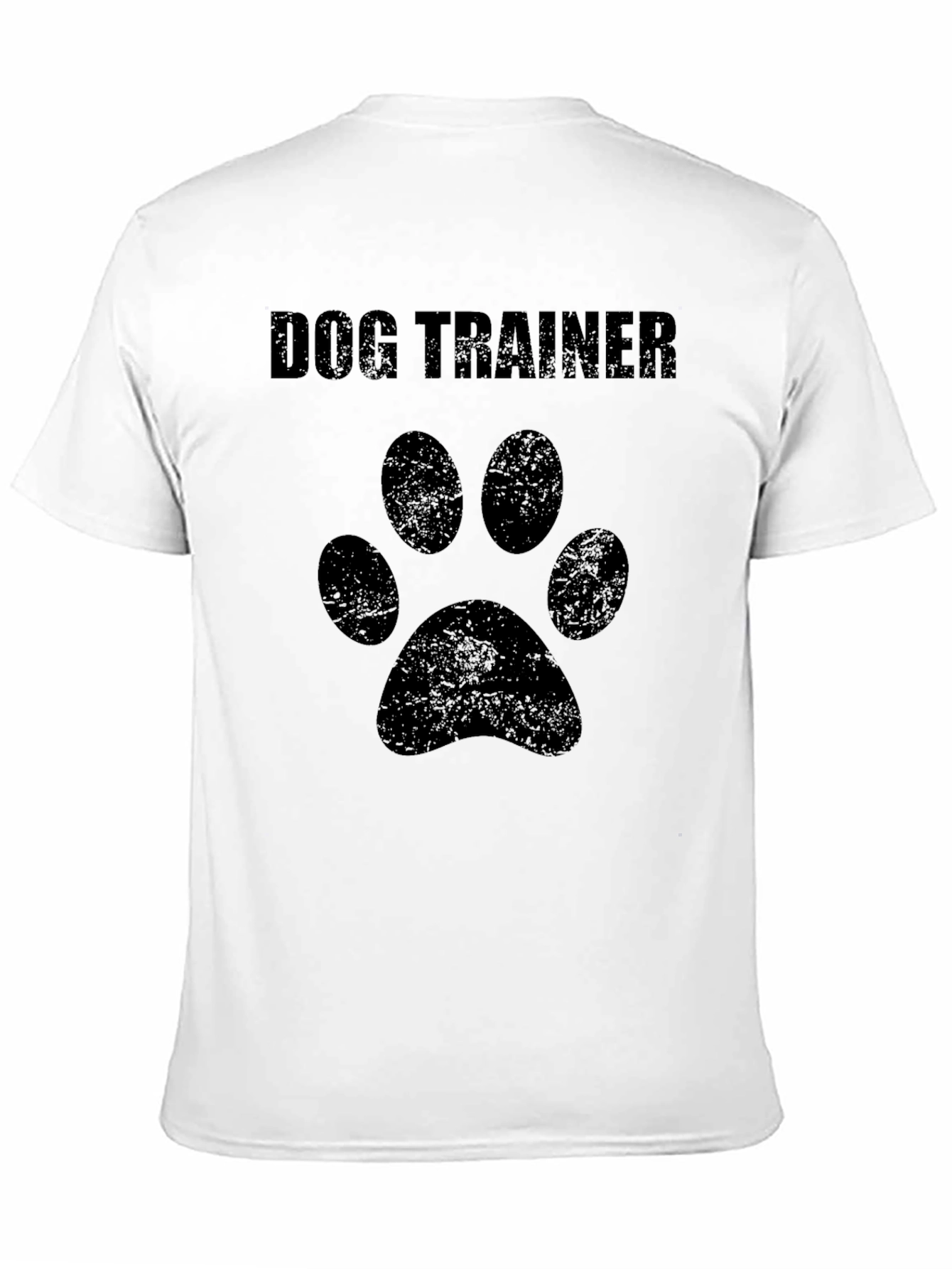 Dog Trainer Paw Print T-Shirt