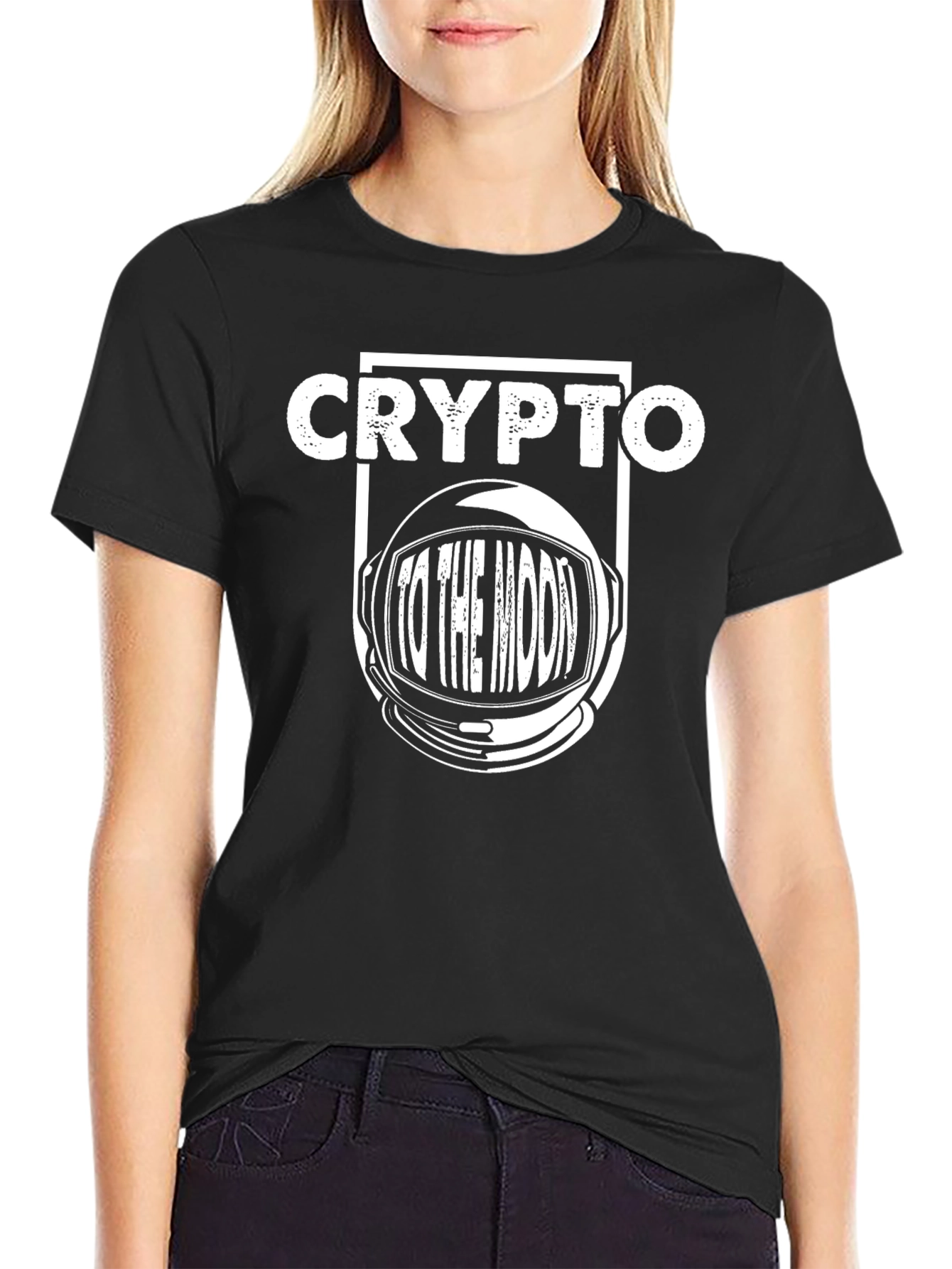 Crypto To The Moon Graphic Tee